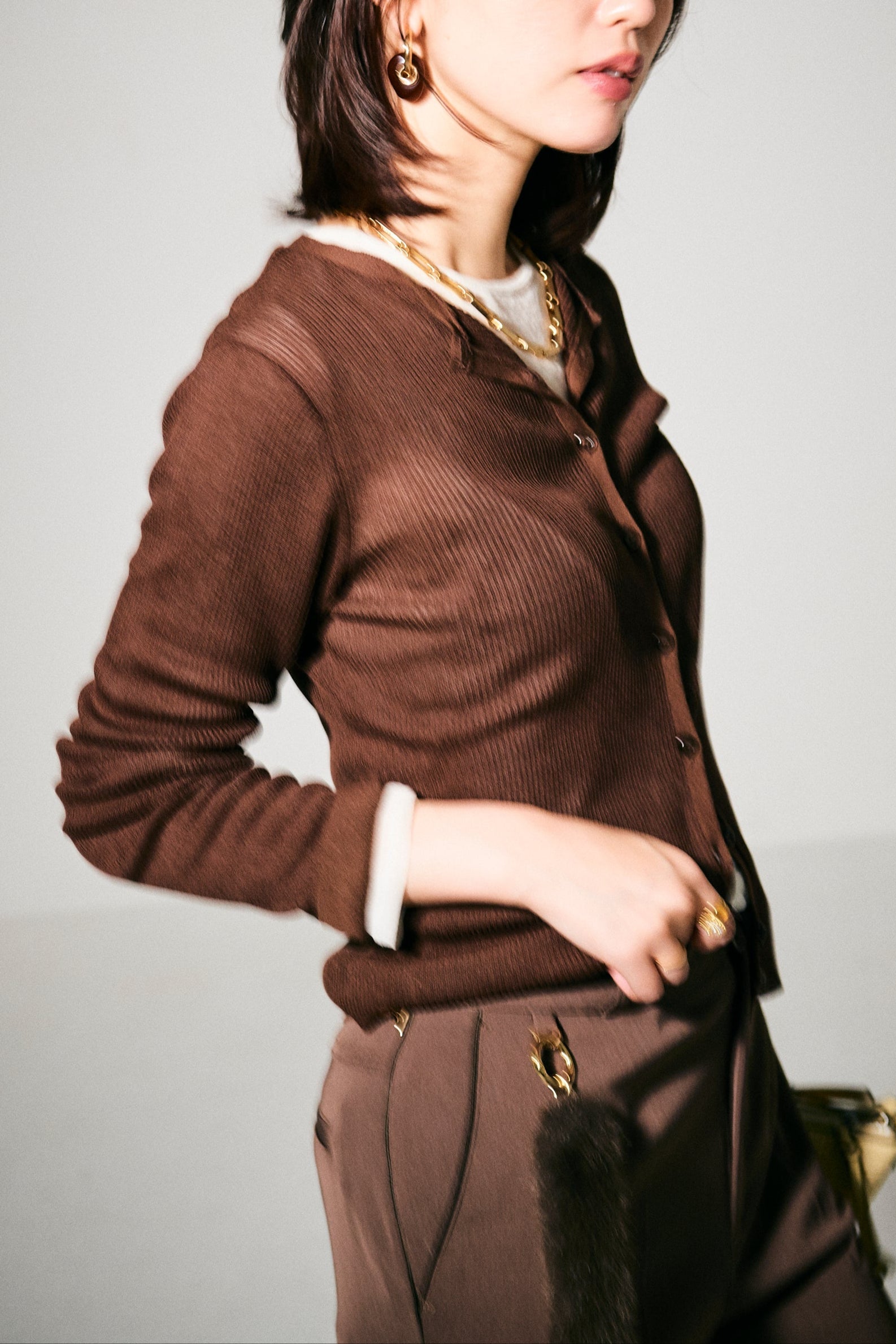 2way Real Feather Knit