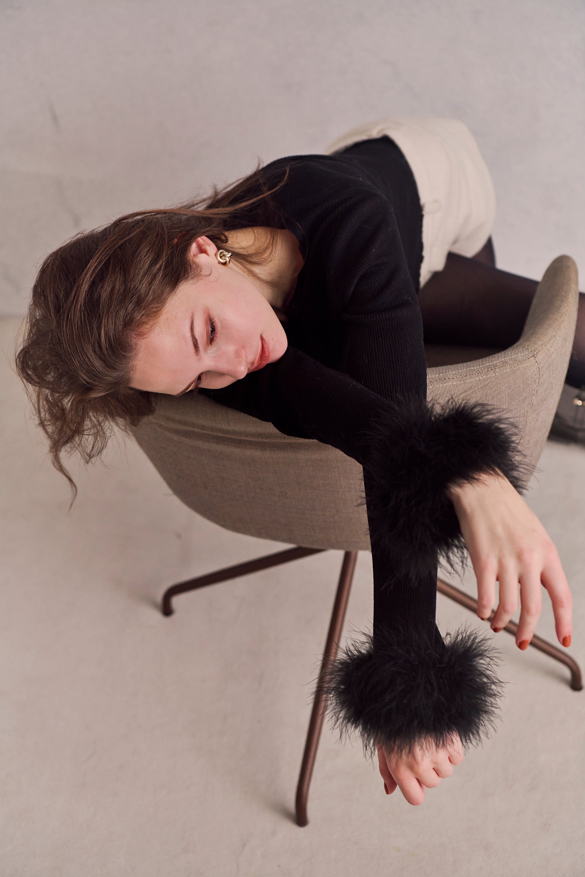 2way Real Feather Knit