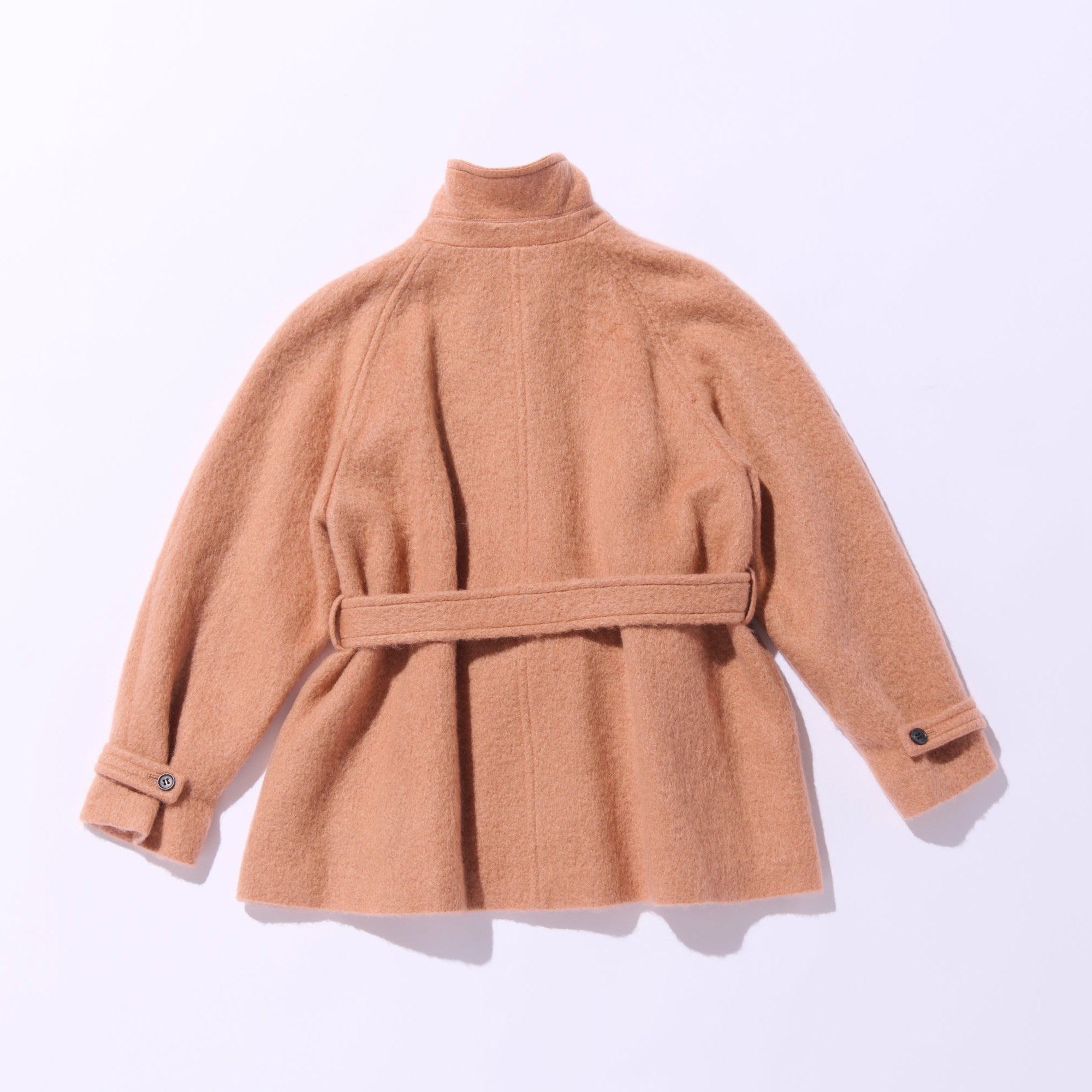 Loop cut shaggy coat