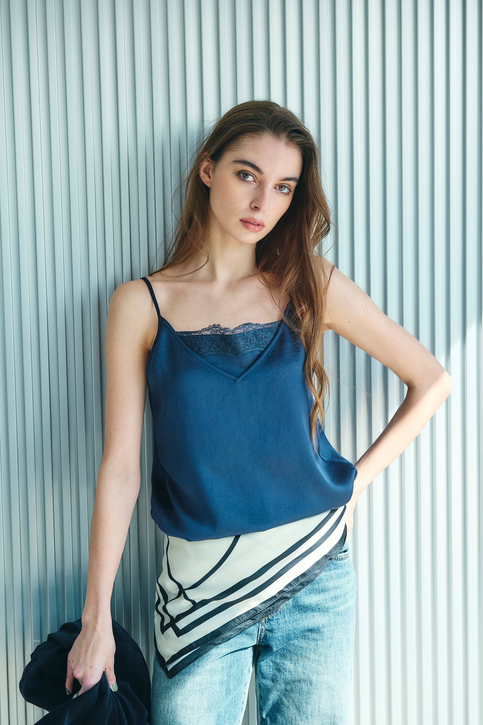 satin lace camisole