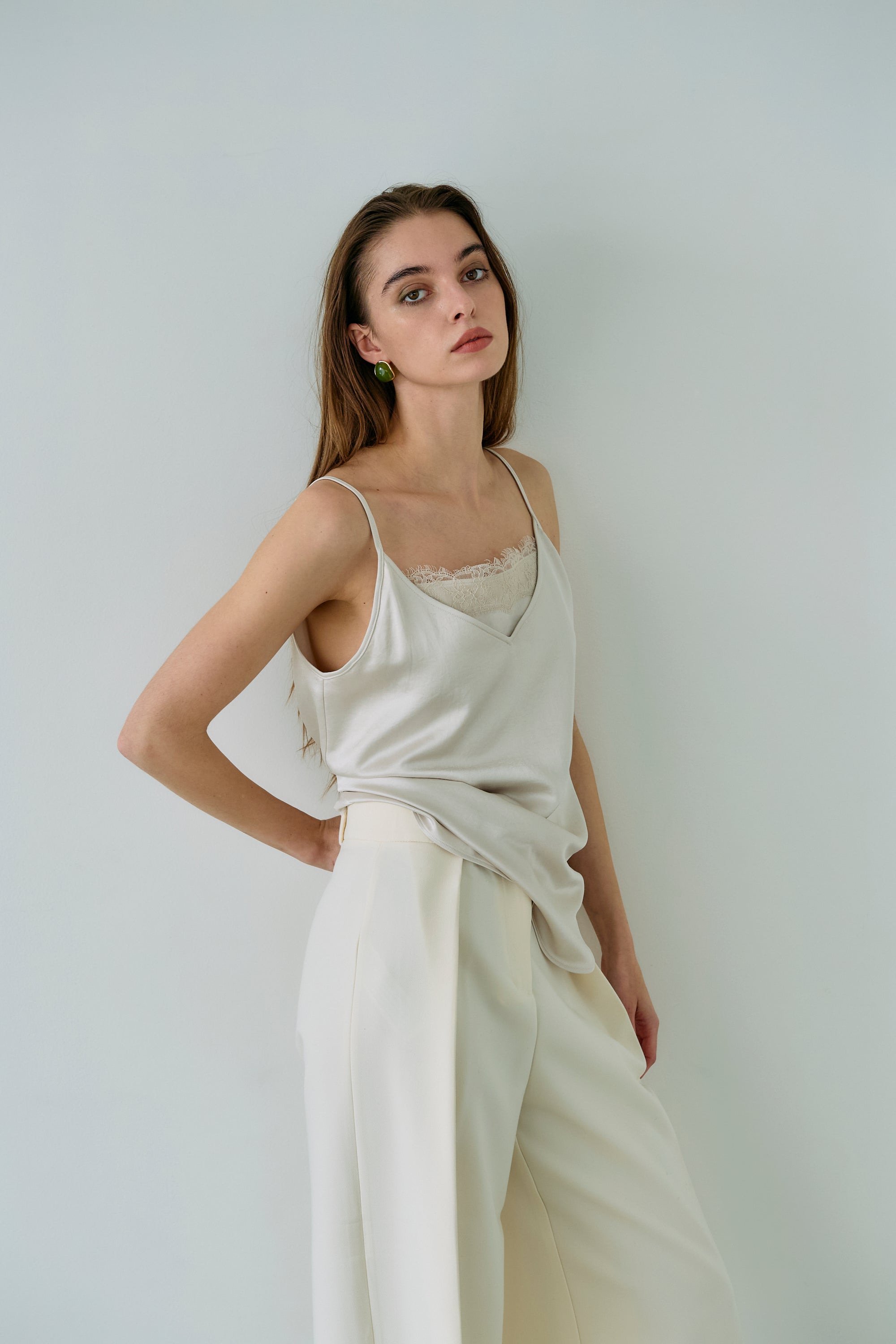 satin lace camisole