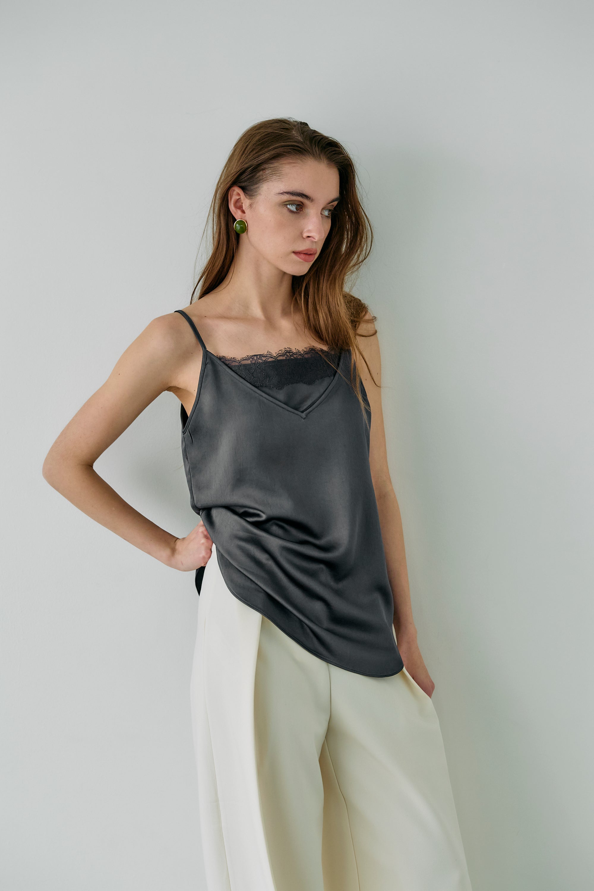 satin lace camisole