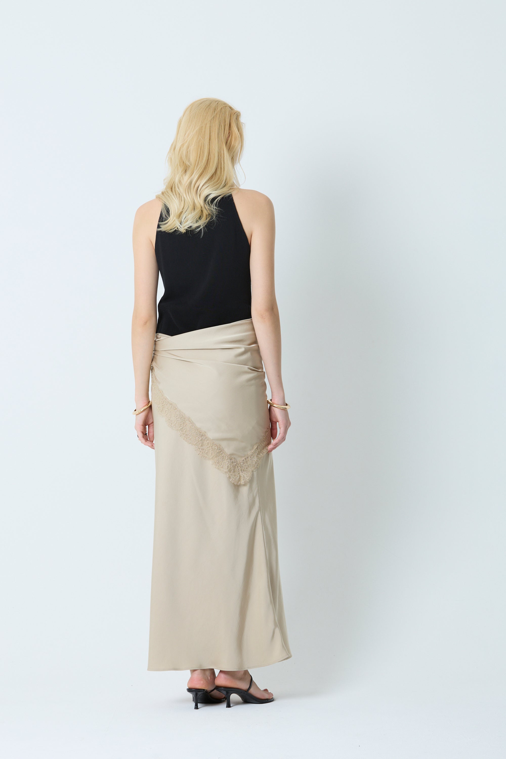 lace scarf set skirt
