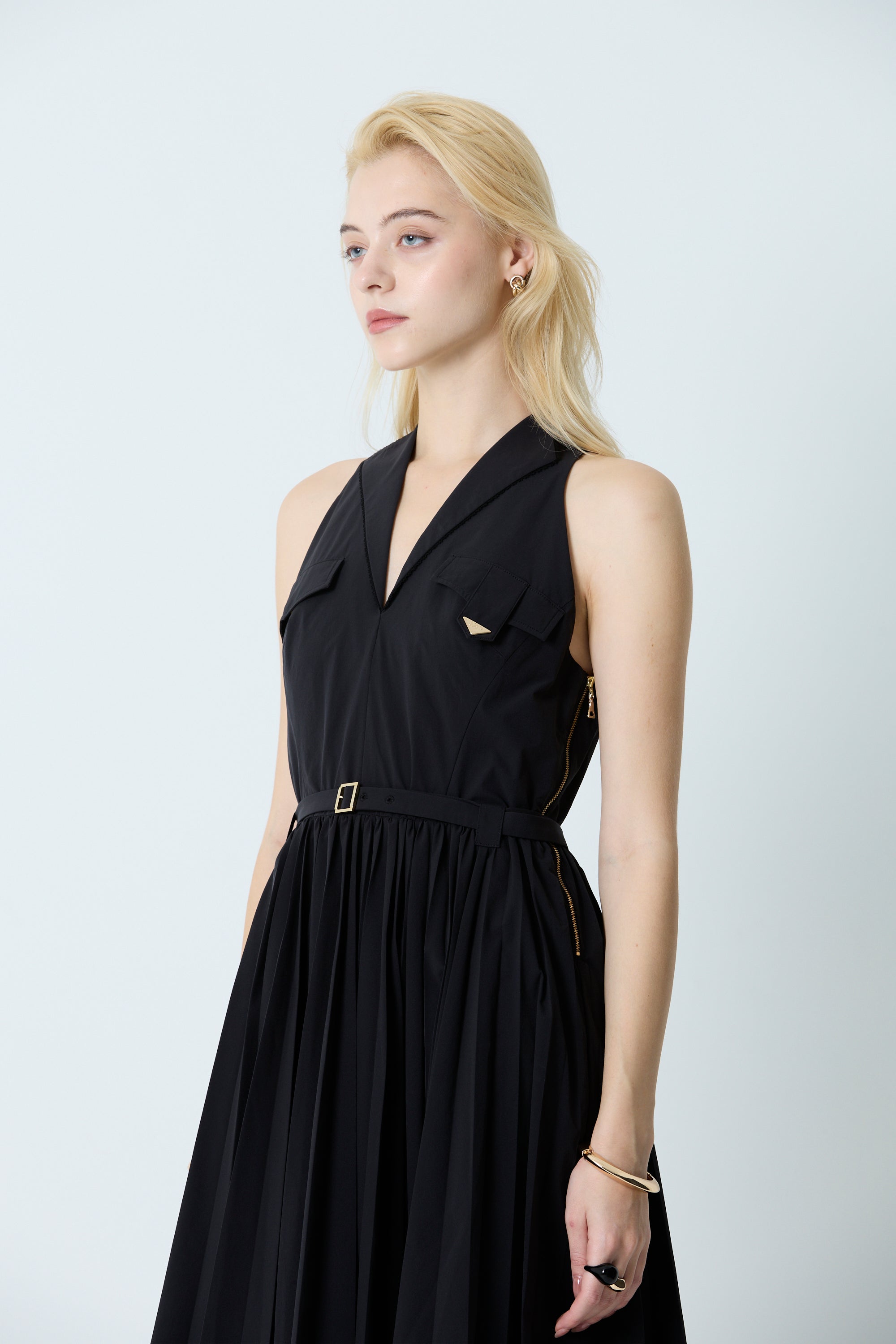 Midi Pleated dress