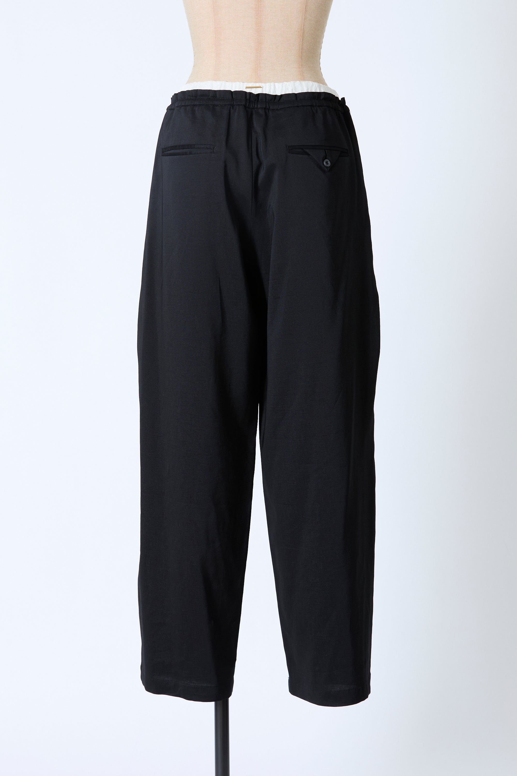 Linen barrel pants
