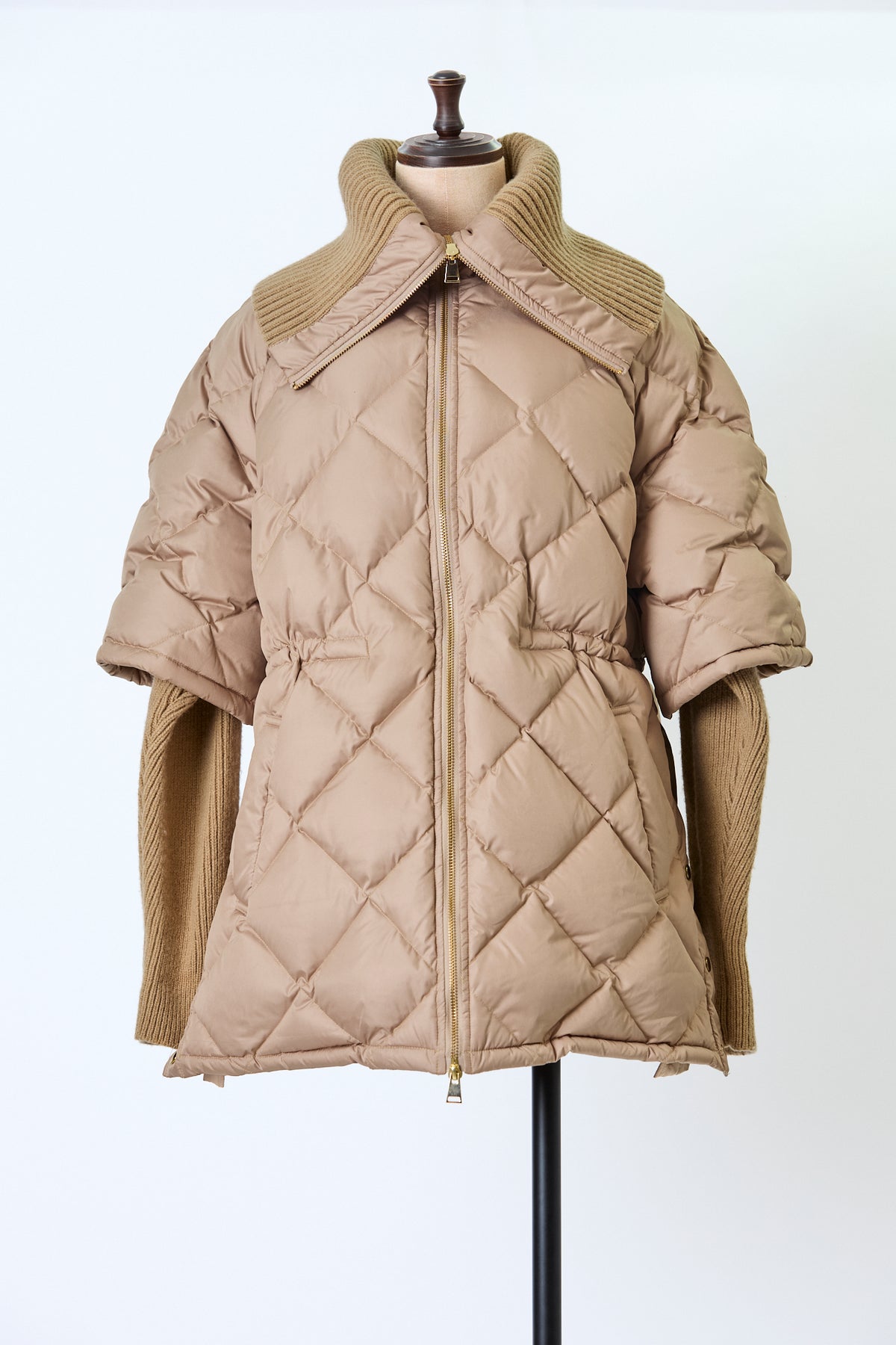 2WAY quilted down jacket