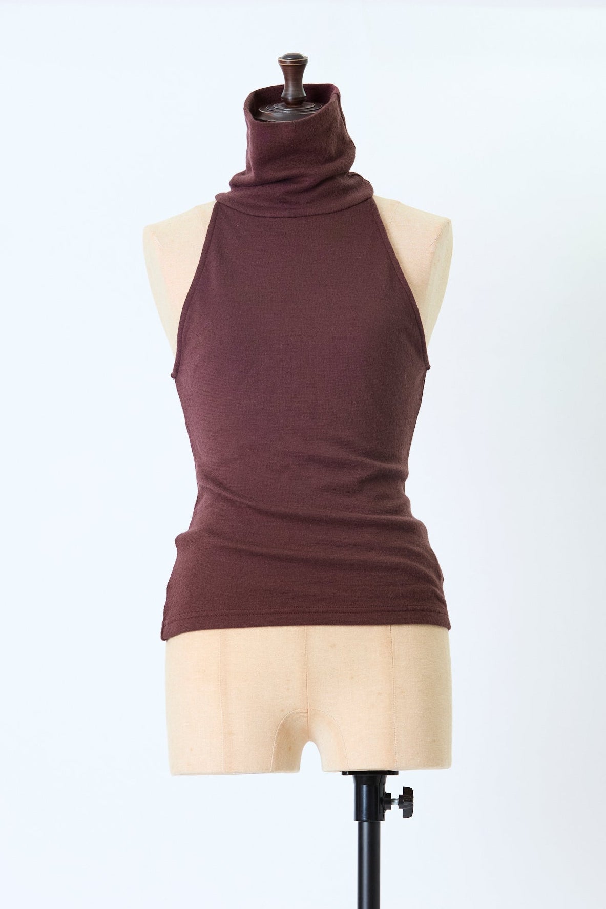Halter neck wool tops