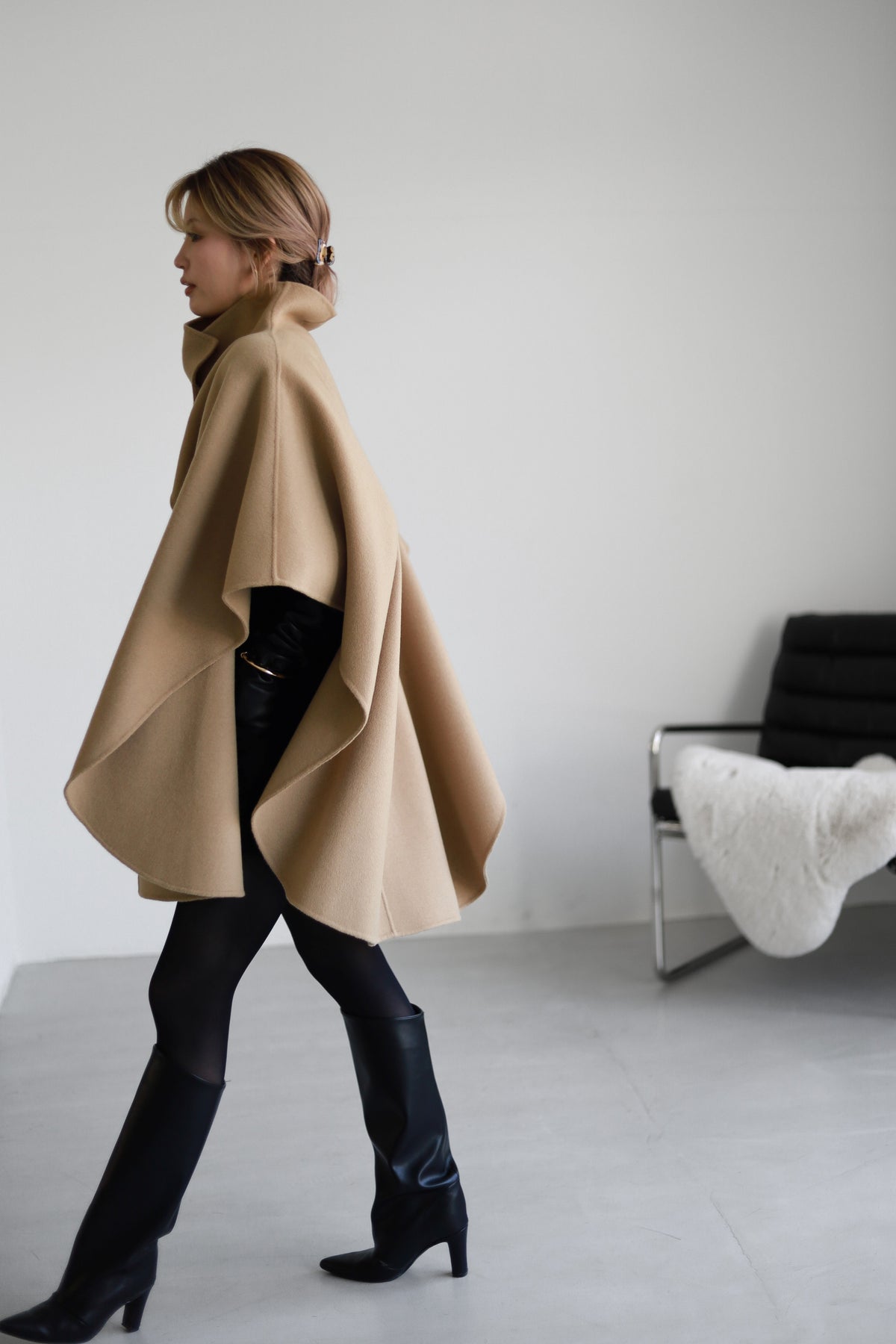Multi-way cape coat