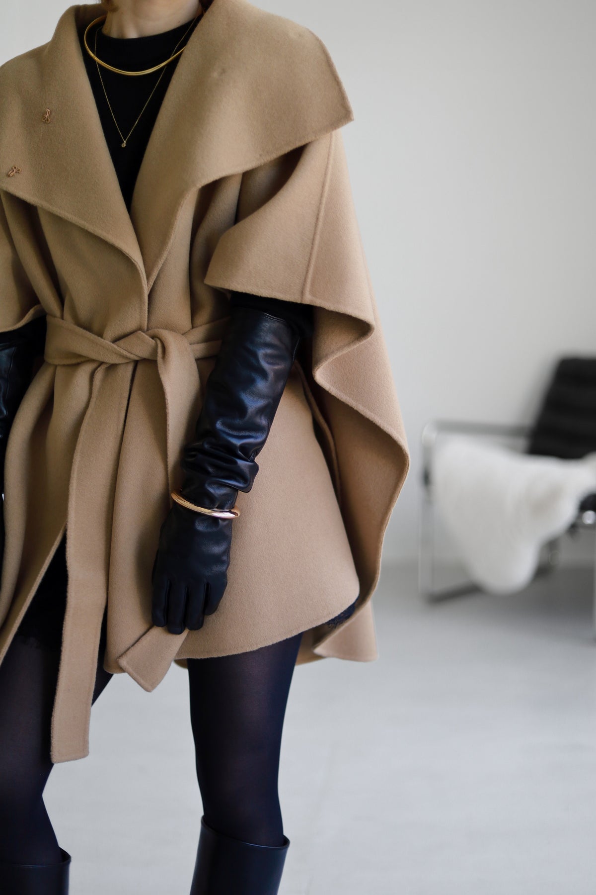 Multi-way cape coat