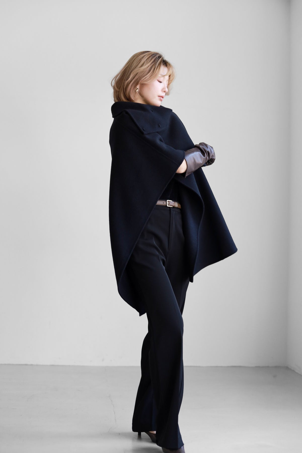 Multi-way cape coat