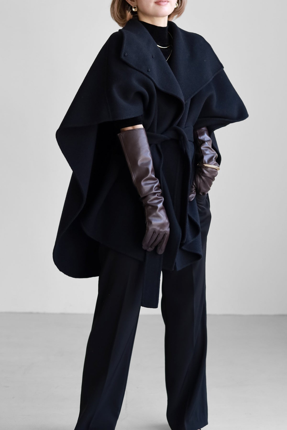 Multi-way cape coat