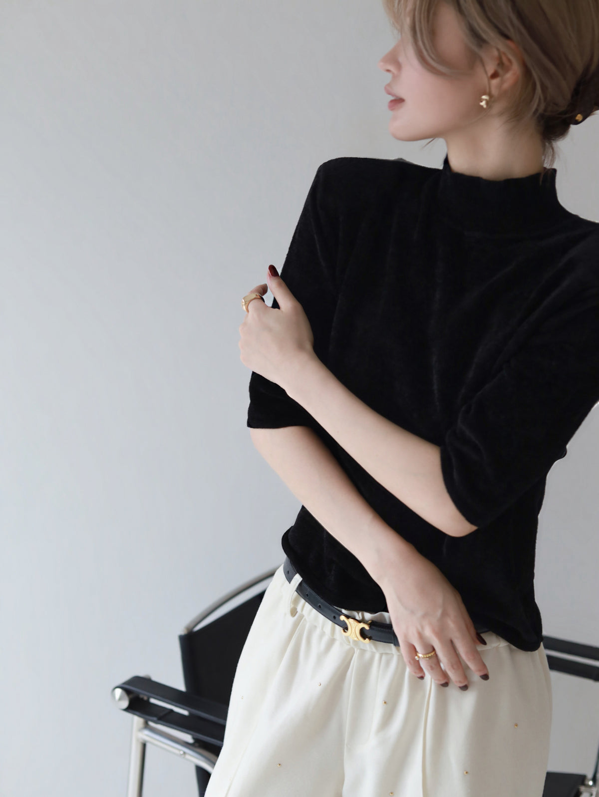 Carolyn velour knit