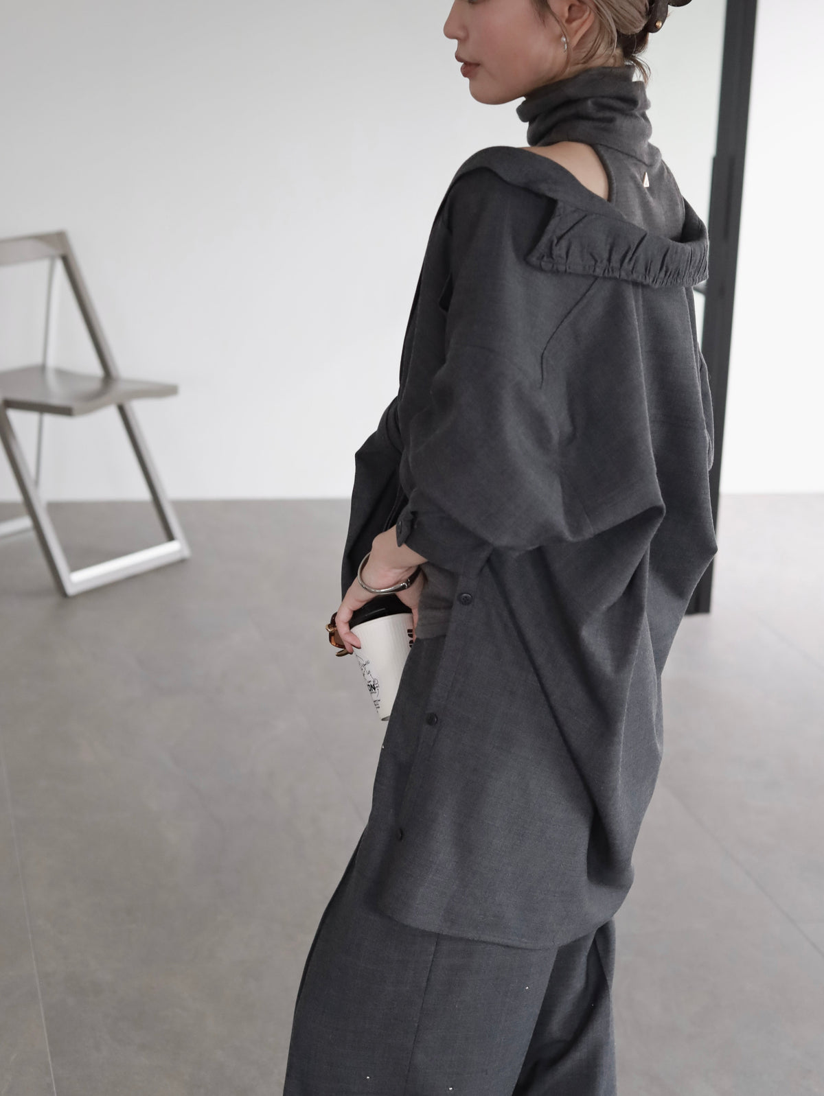 Connect wool shirt