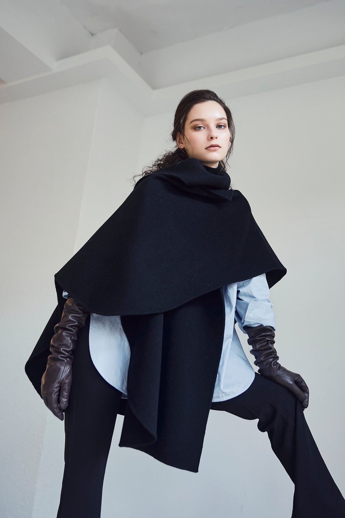 Multi-way cape coat