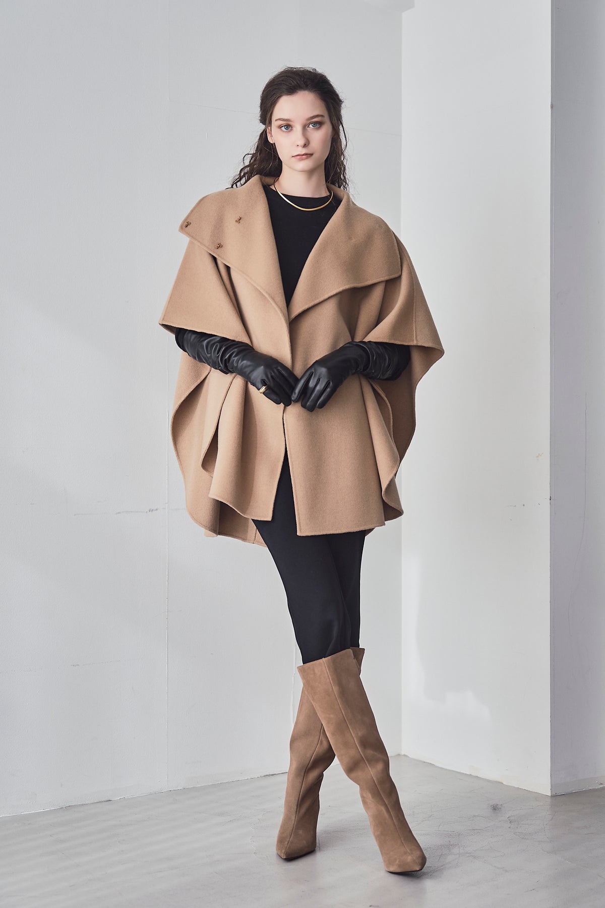 Multi-way cape coat