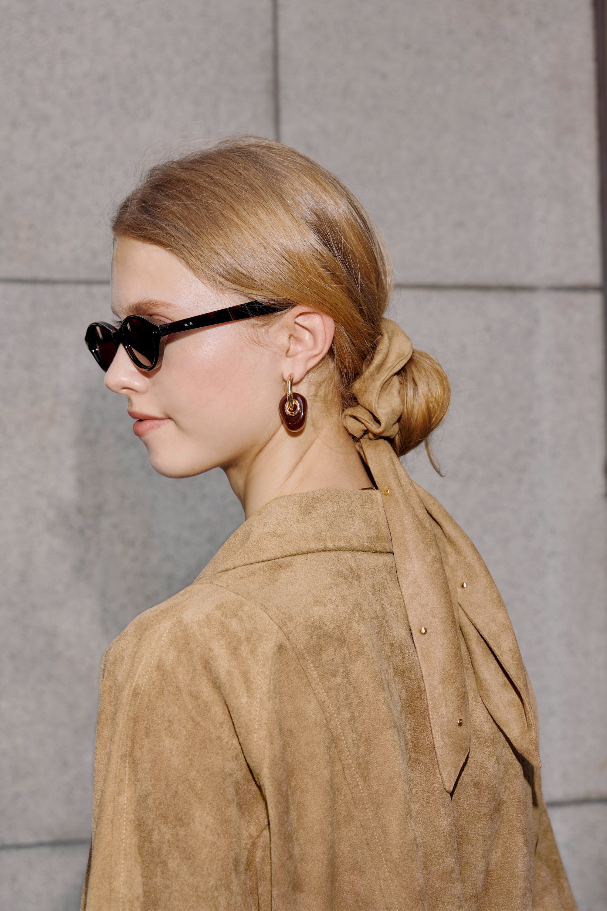 Fake Suede tunic × Shushu