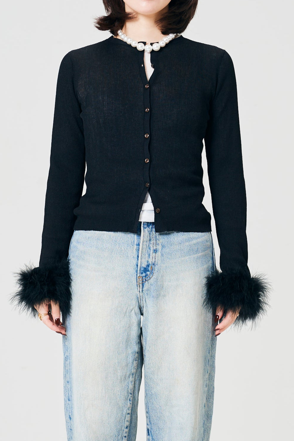 2way Real Feather Knit