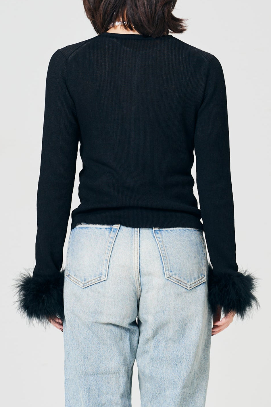 2way Real Feather Knit