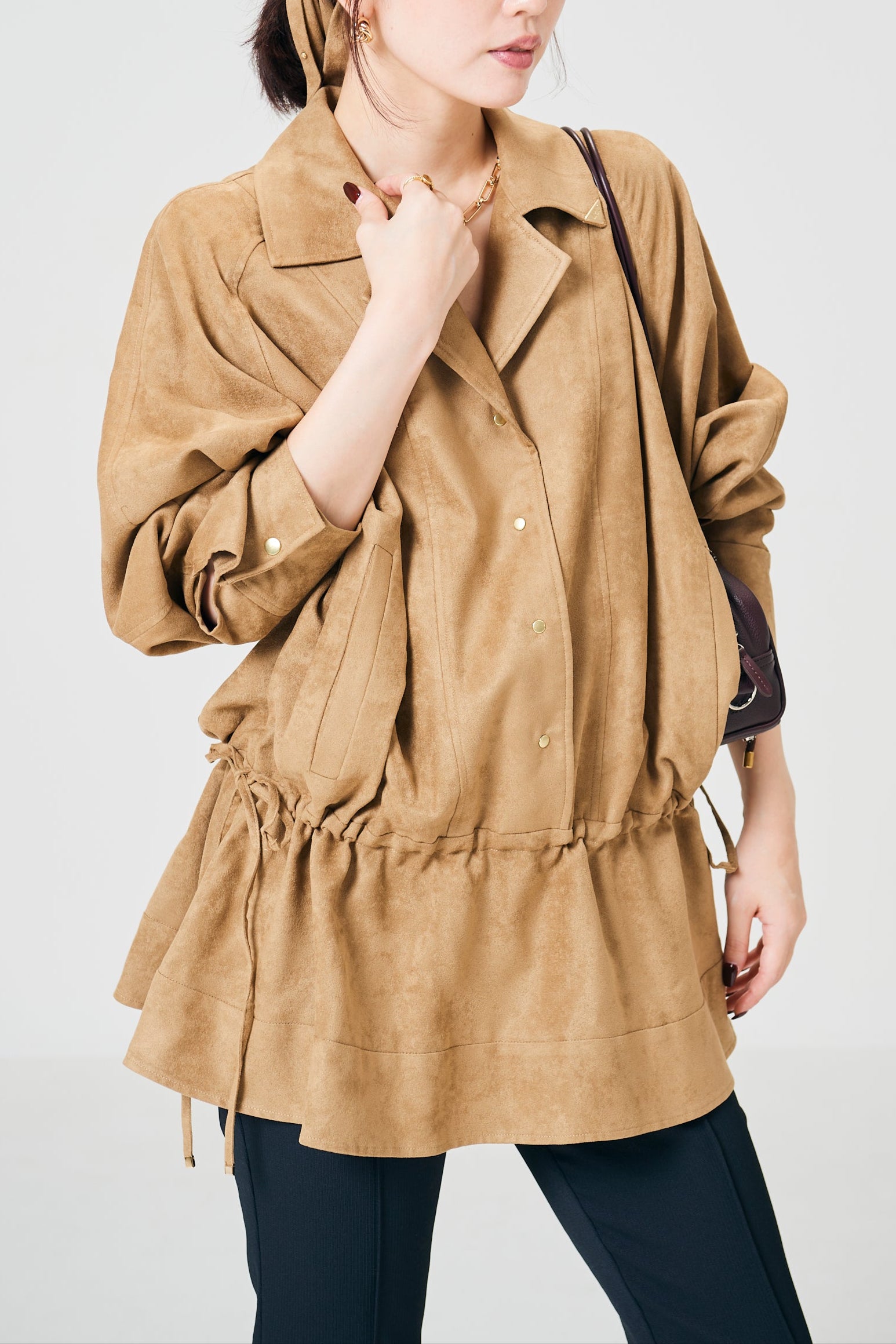 Fake Suede tunic × Shushu