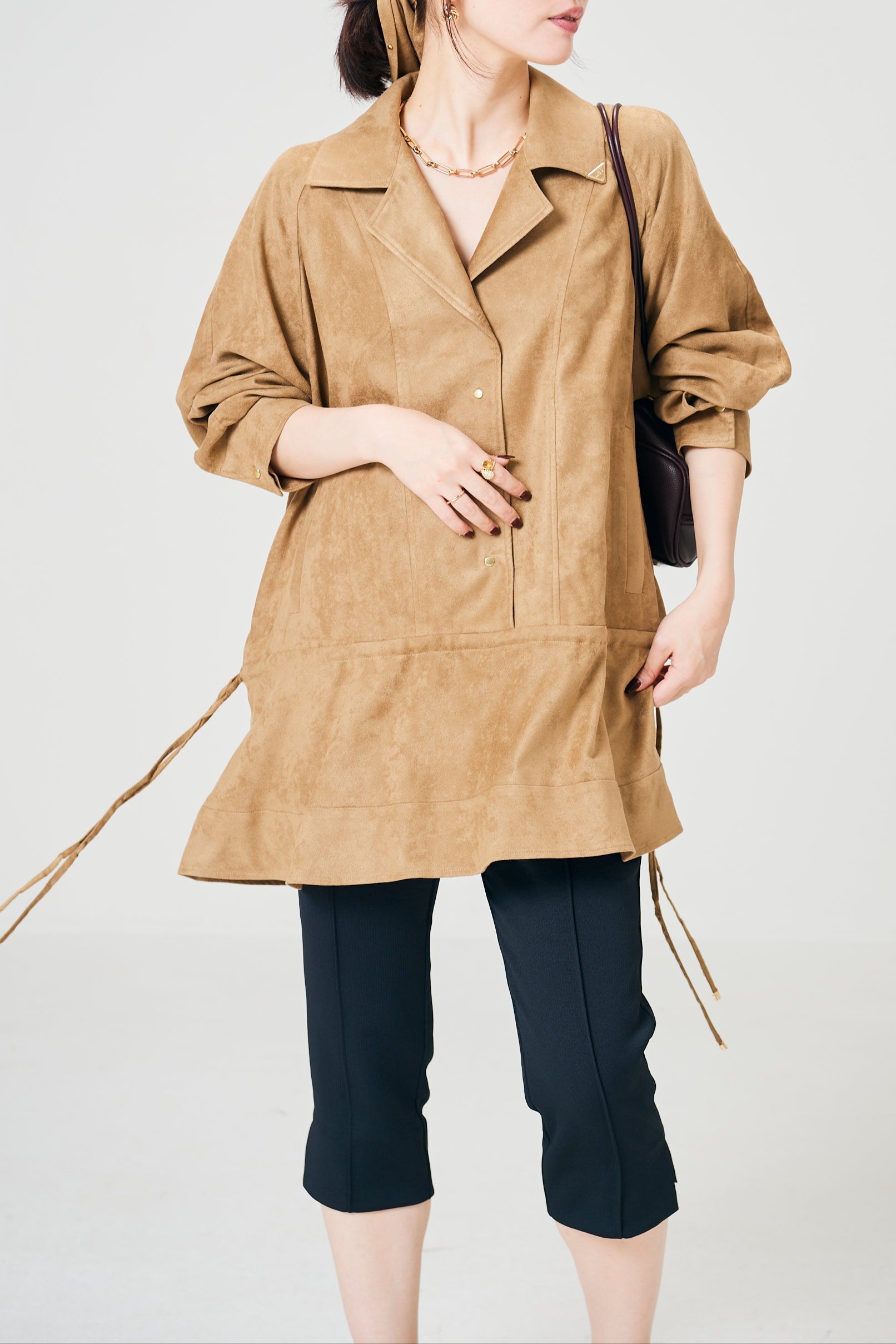 Fake Suede tunic × Shushu