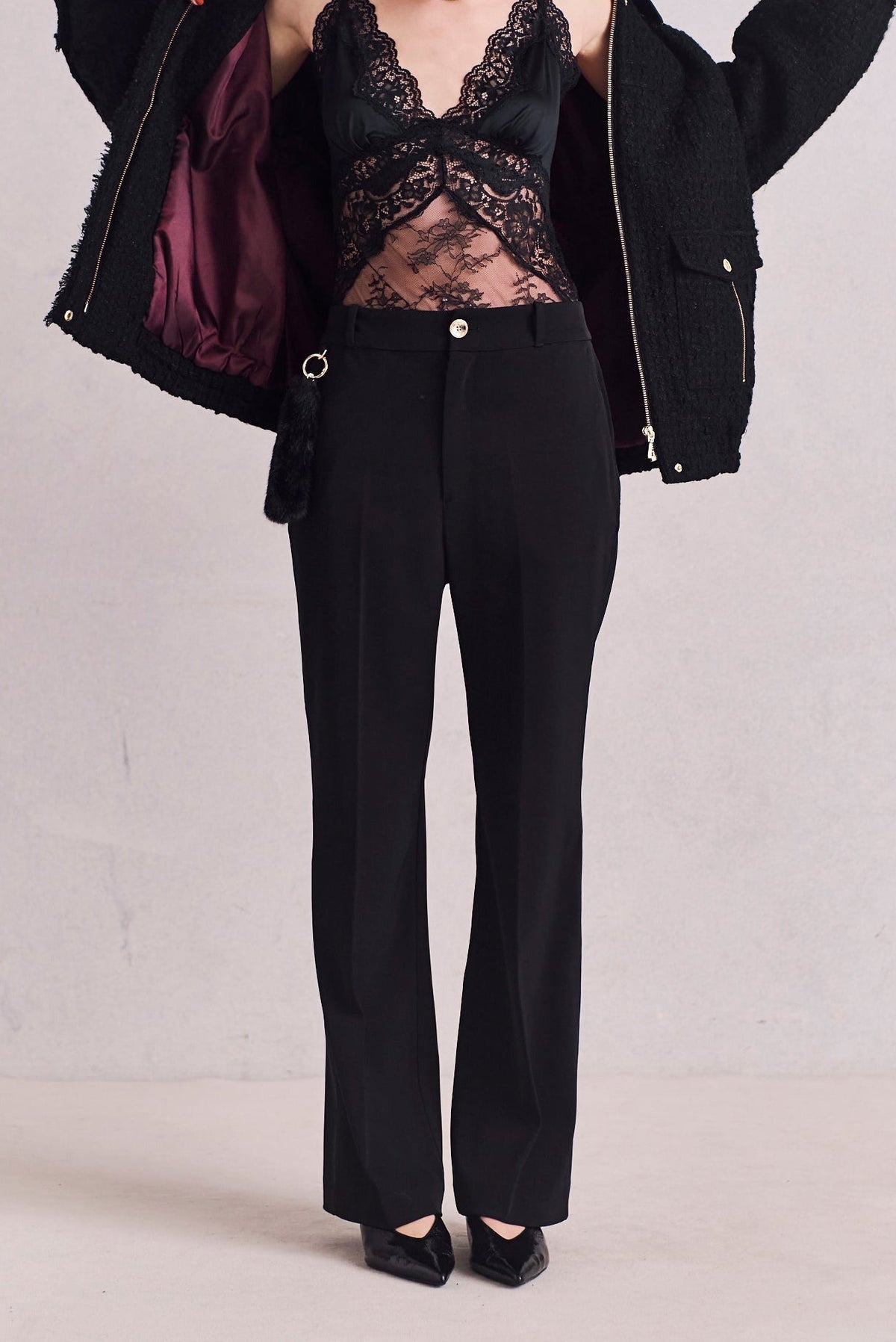 Fur Charm Pants