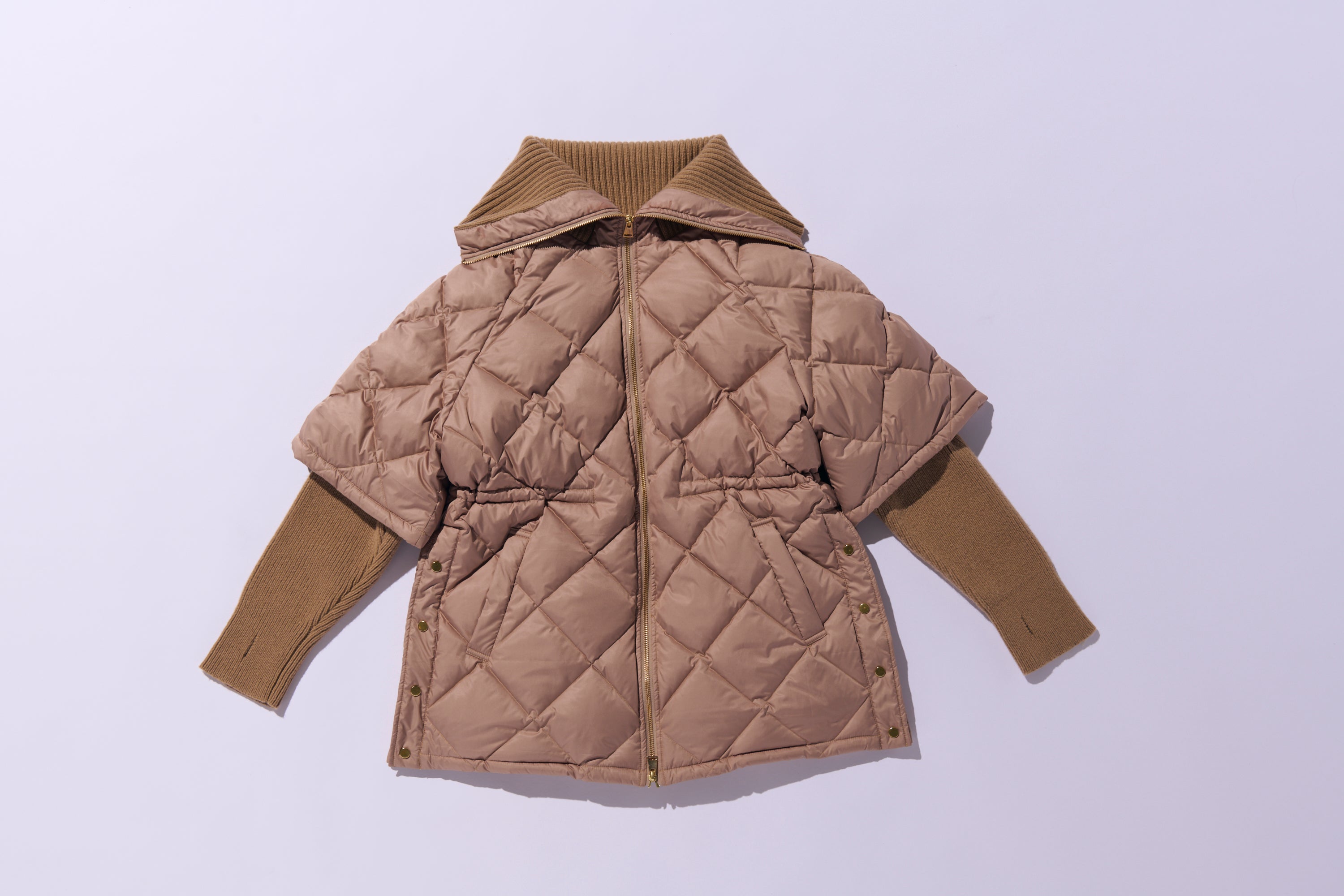 2WAY quilted down jacket