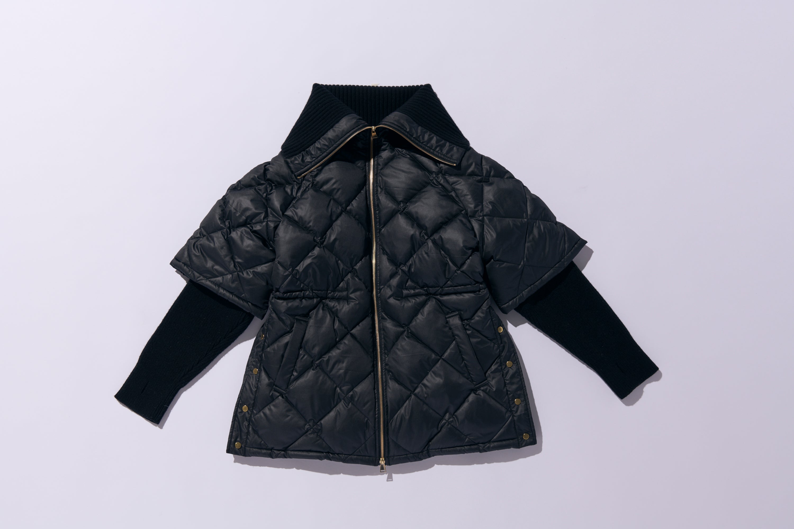 2WAY quilted down jacket