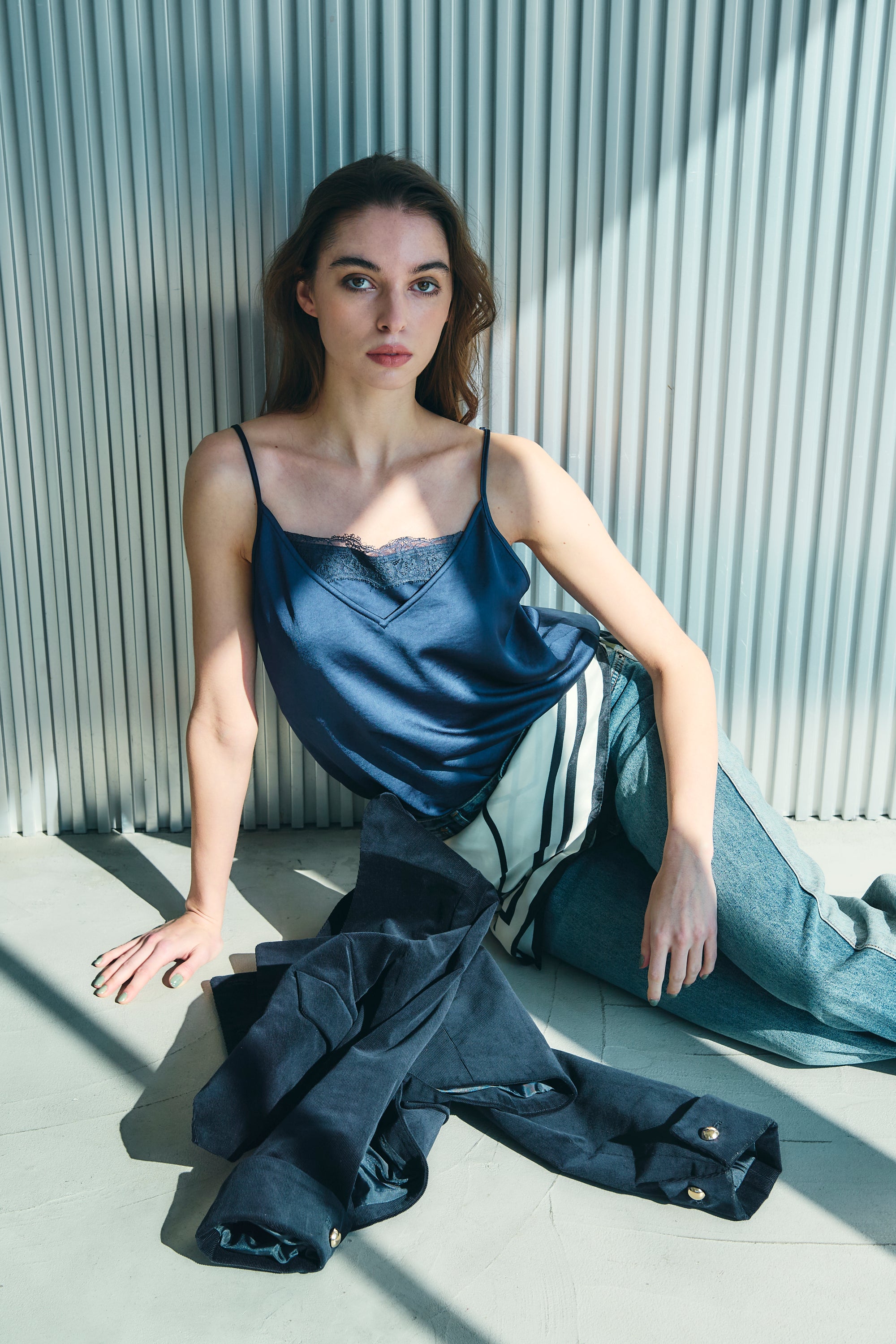 satin lace camisole