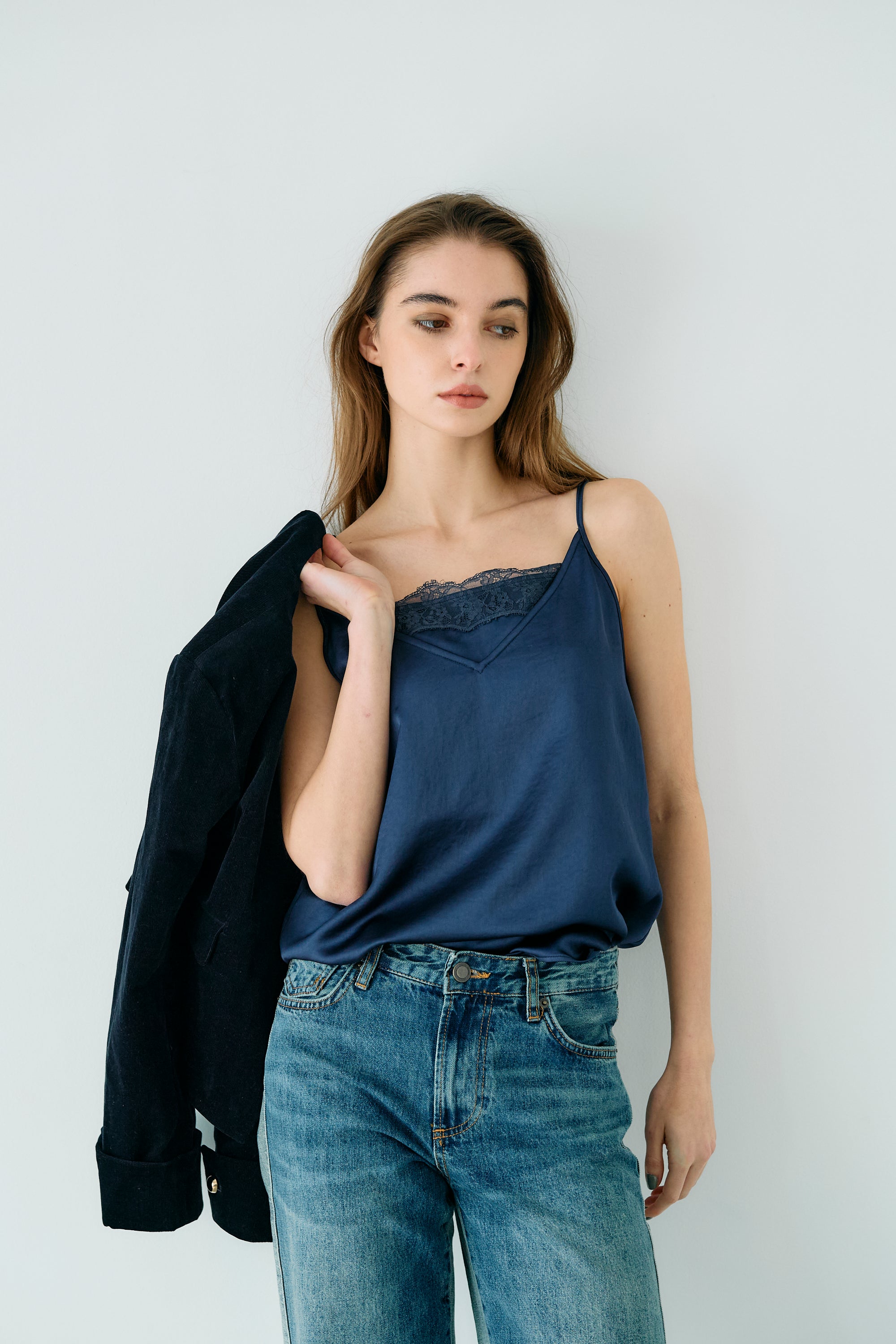 satin lace camisole