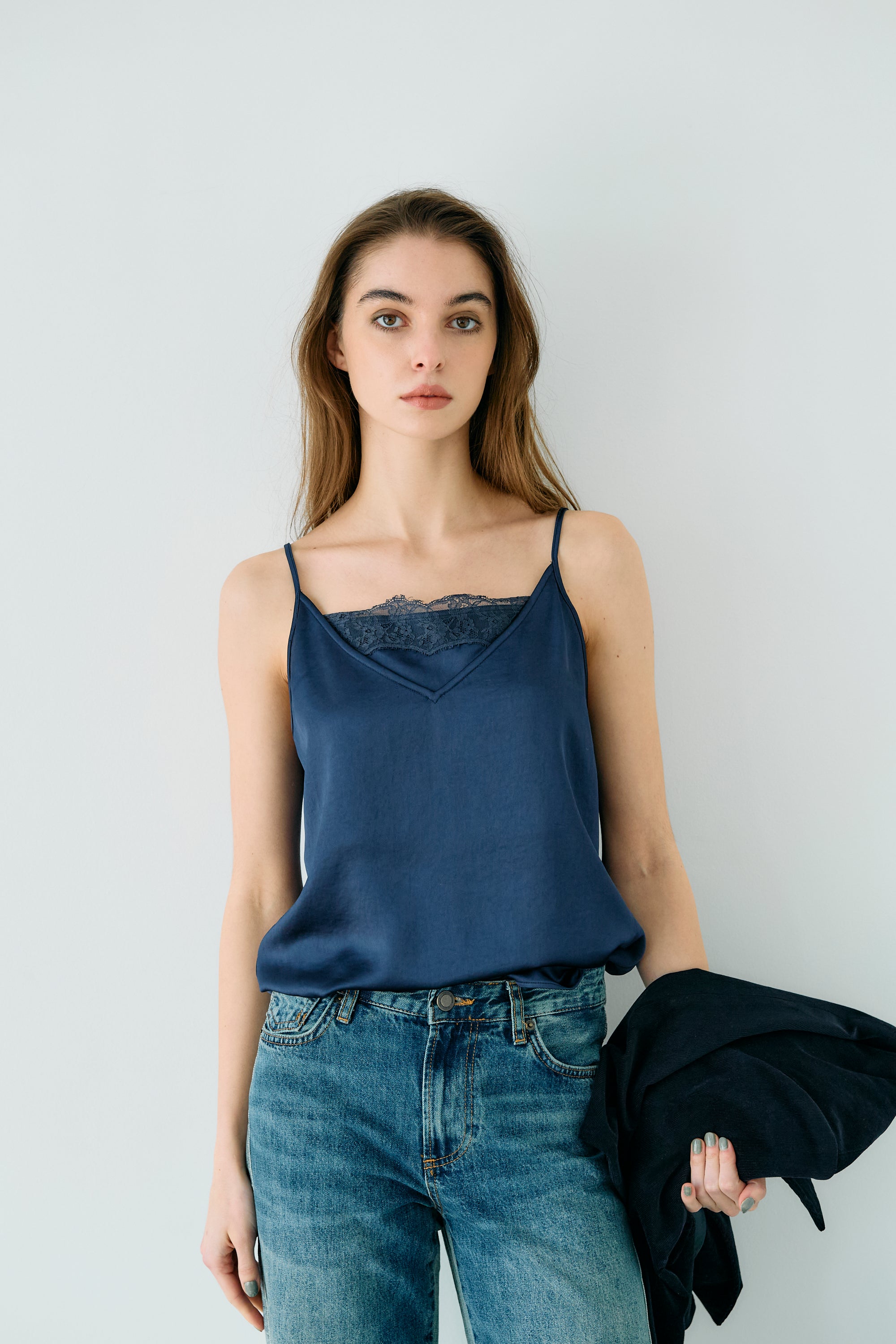 satin lace camisole