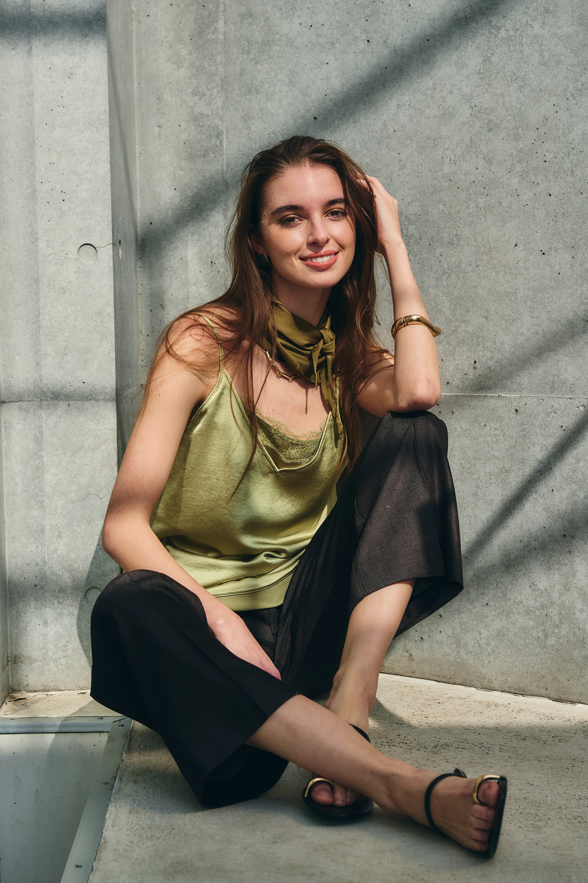 satin lace camisole