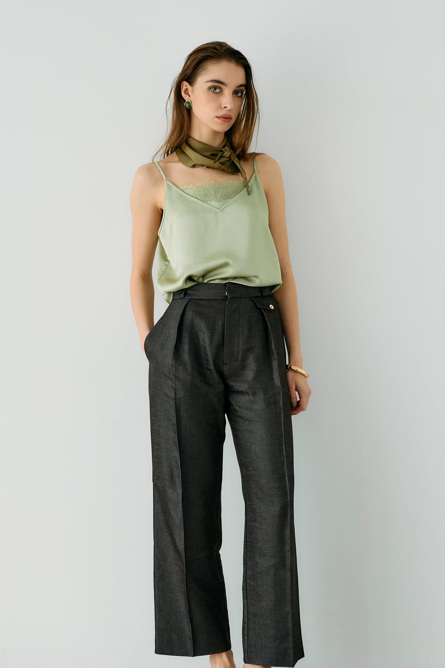 satin lace camisole