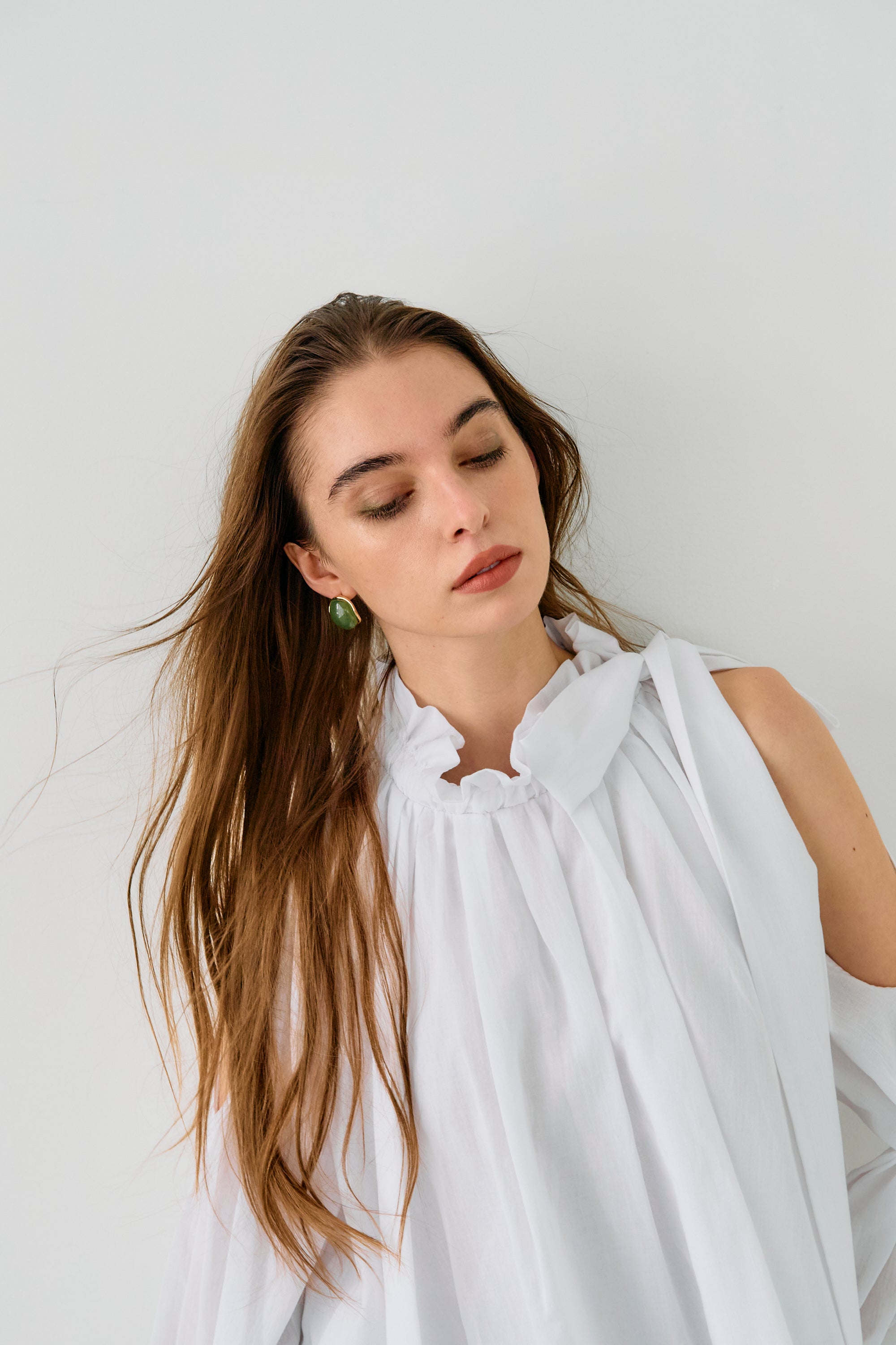 Open shoulder blouse