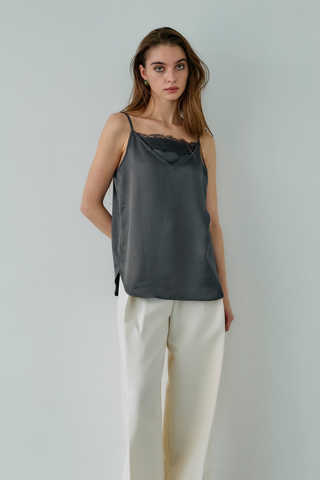 satin lace camisole