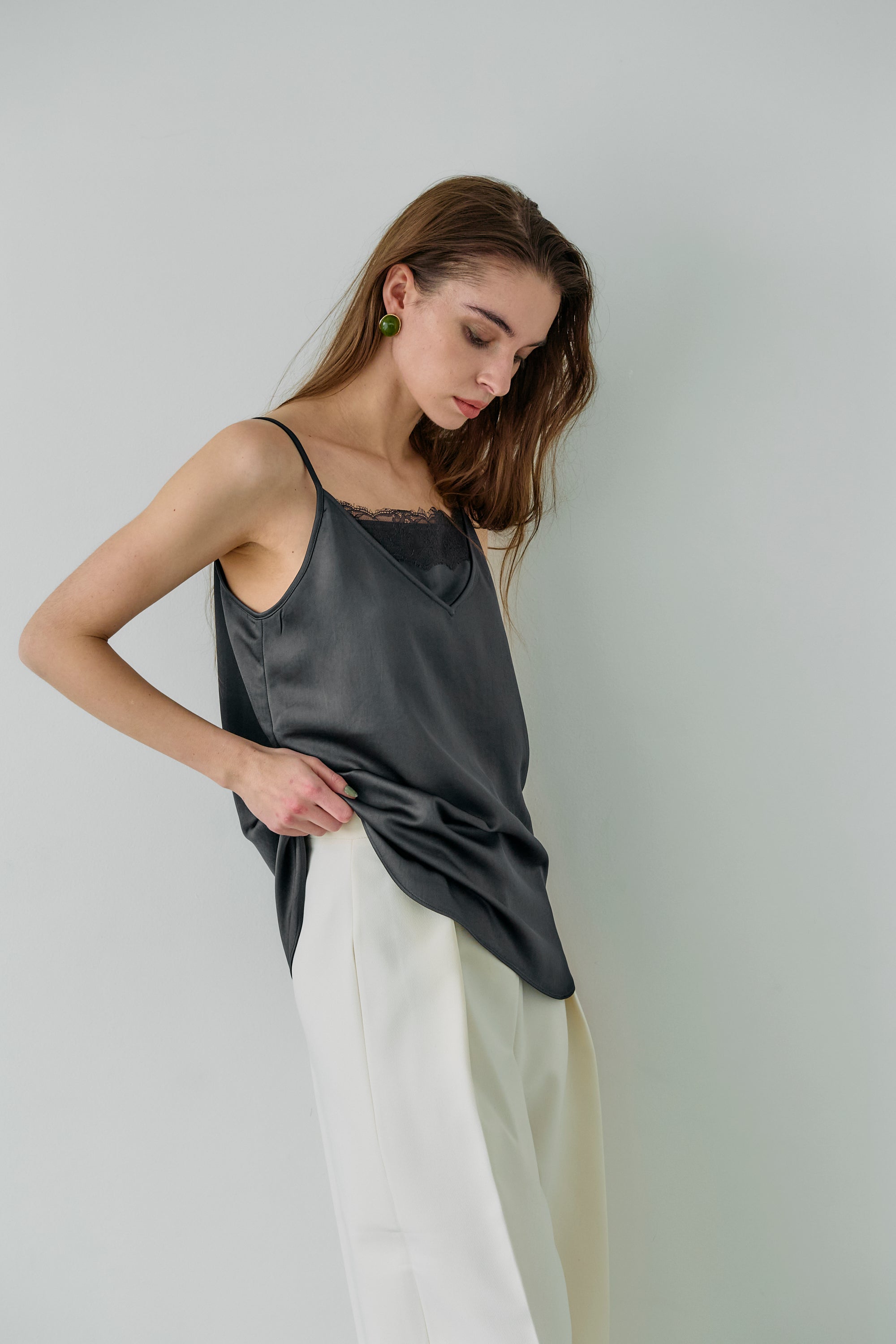 satin lace camisole