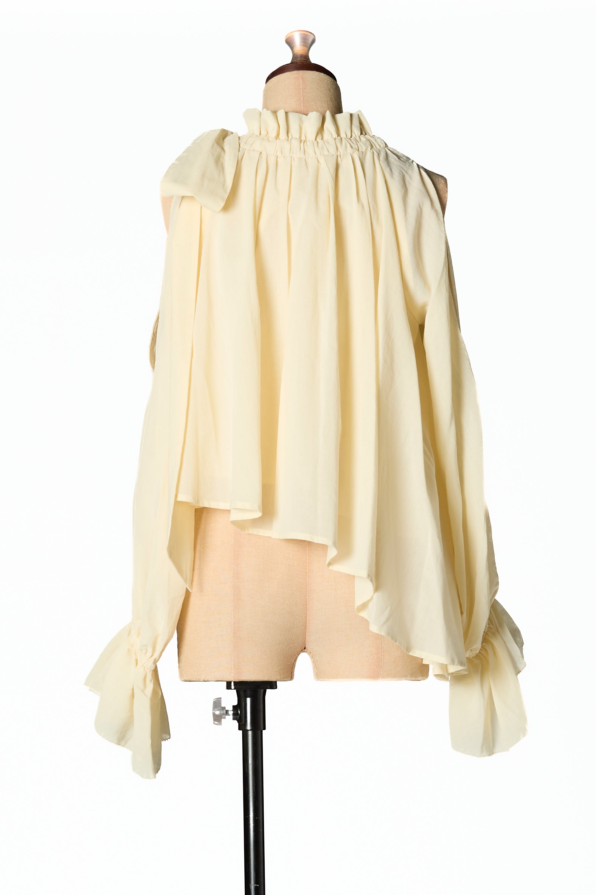 Open shoulder blouse