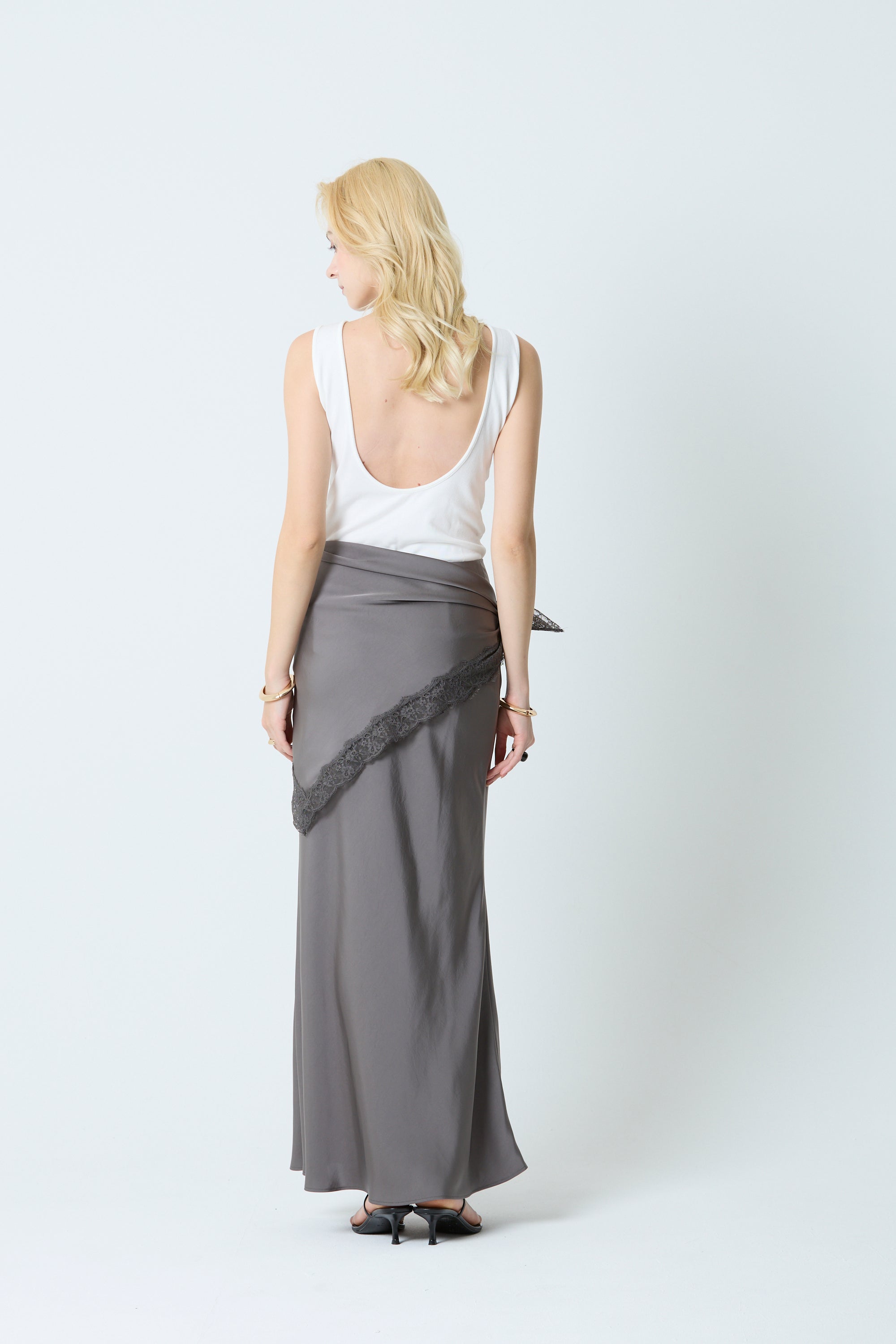 lace scarf set skirt