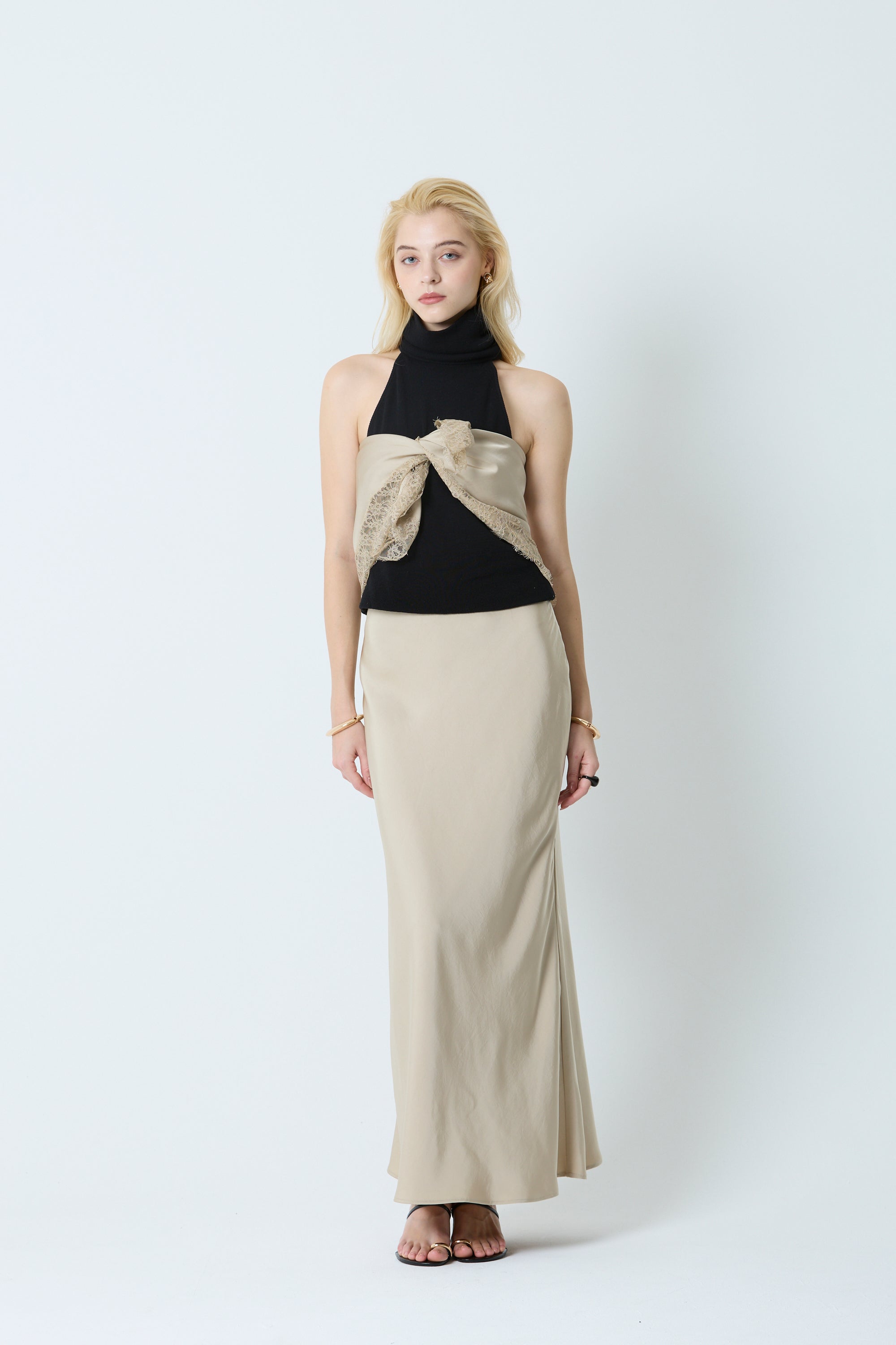 lace scarf set skirt