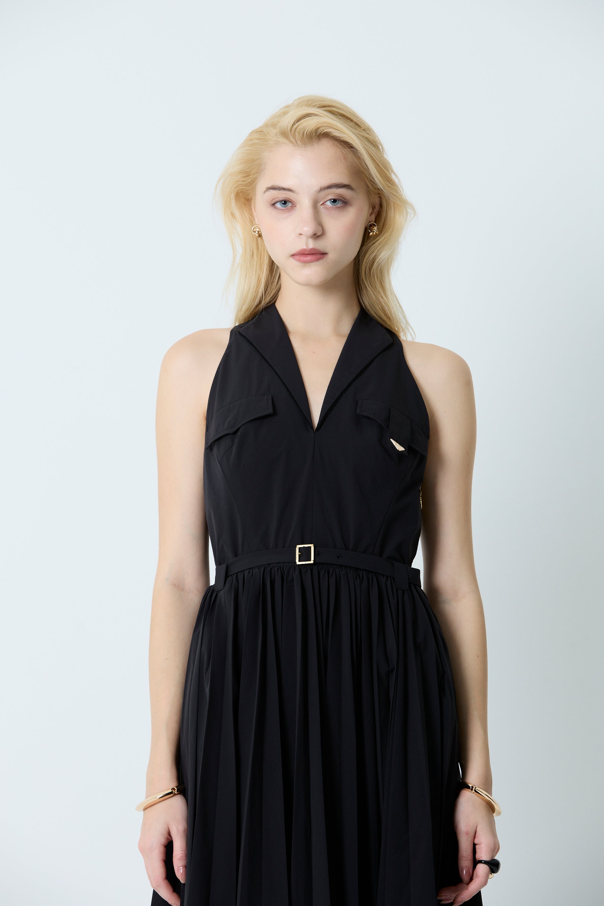 Midi Pleated dress