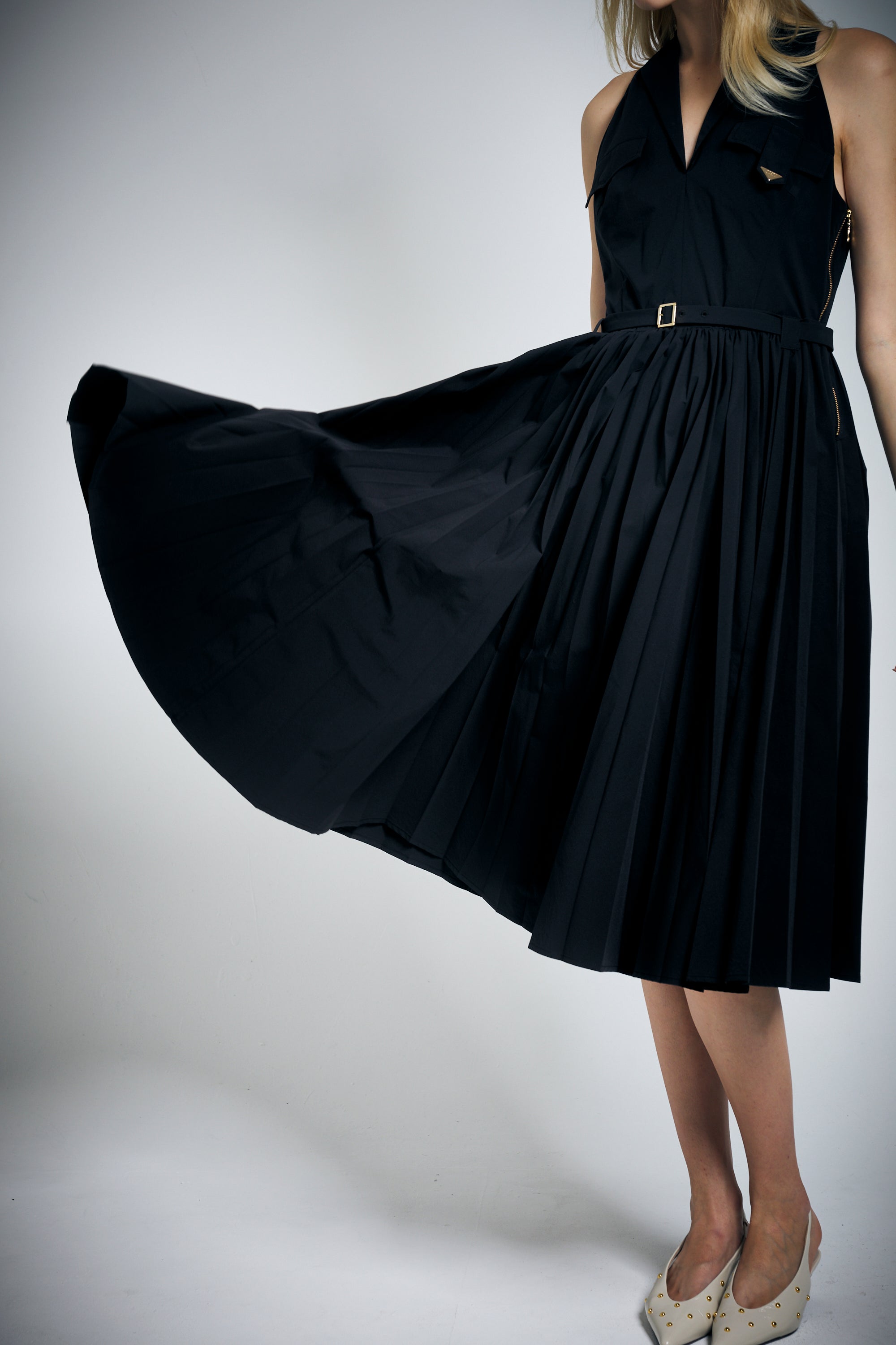 Midi Pleated dress