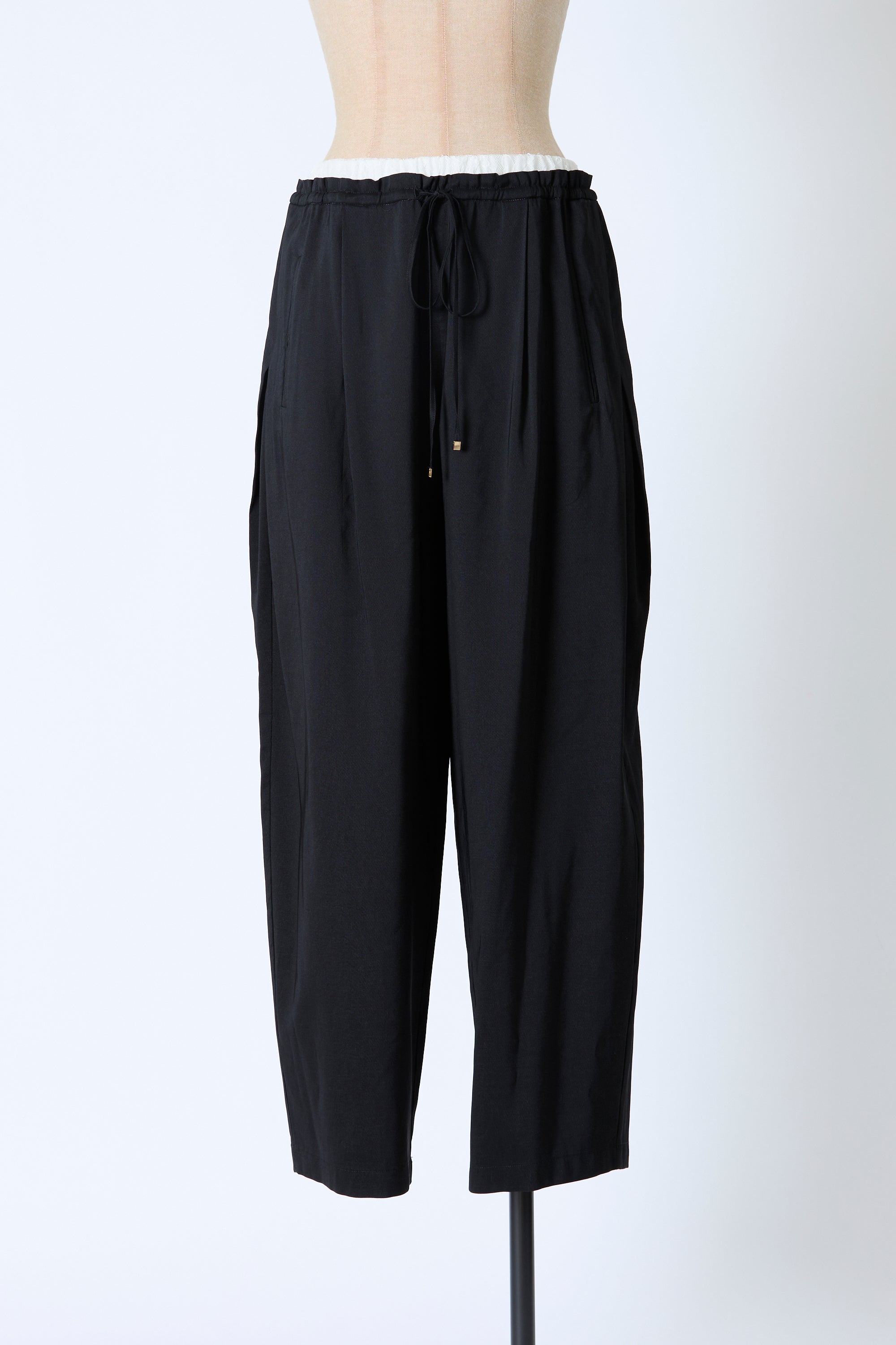 Linen barrel pants