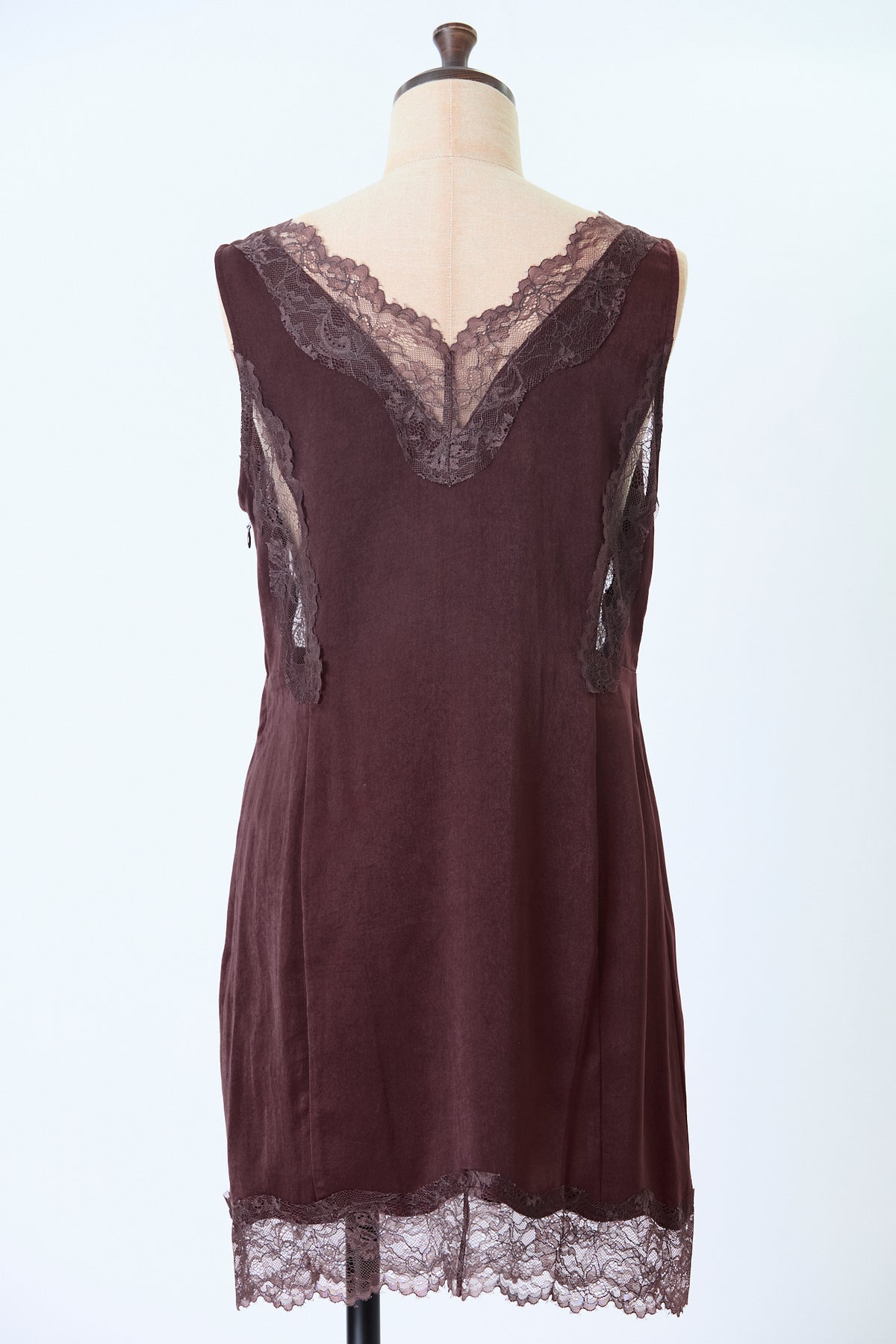 Suede-like Lace Dress
