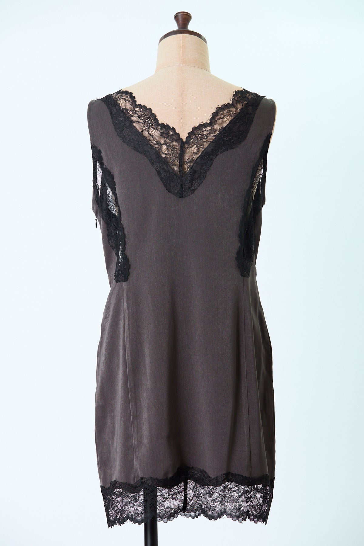 Suede-like Lace Dress
