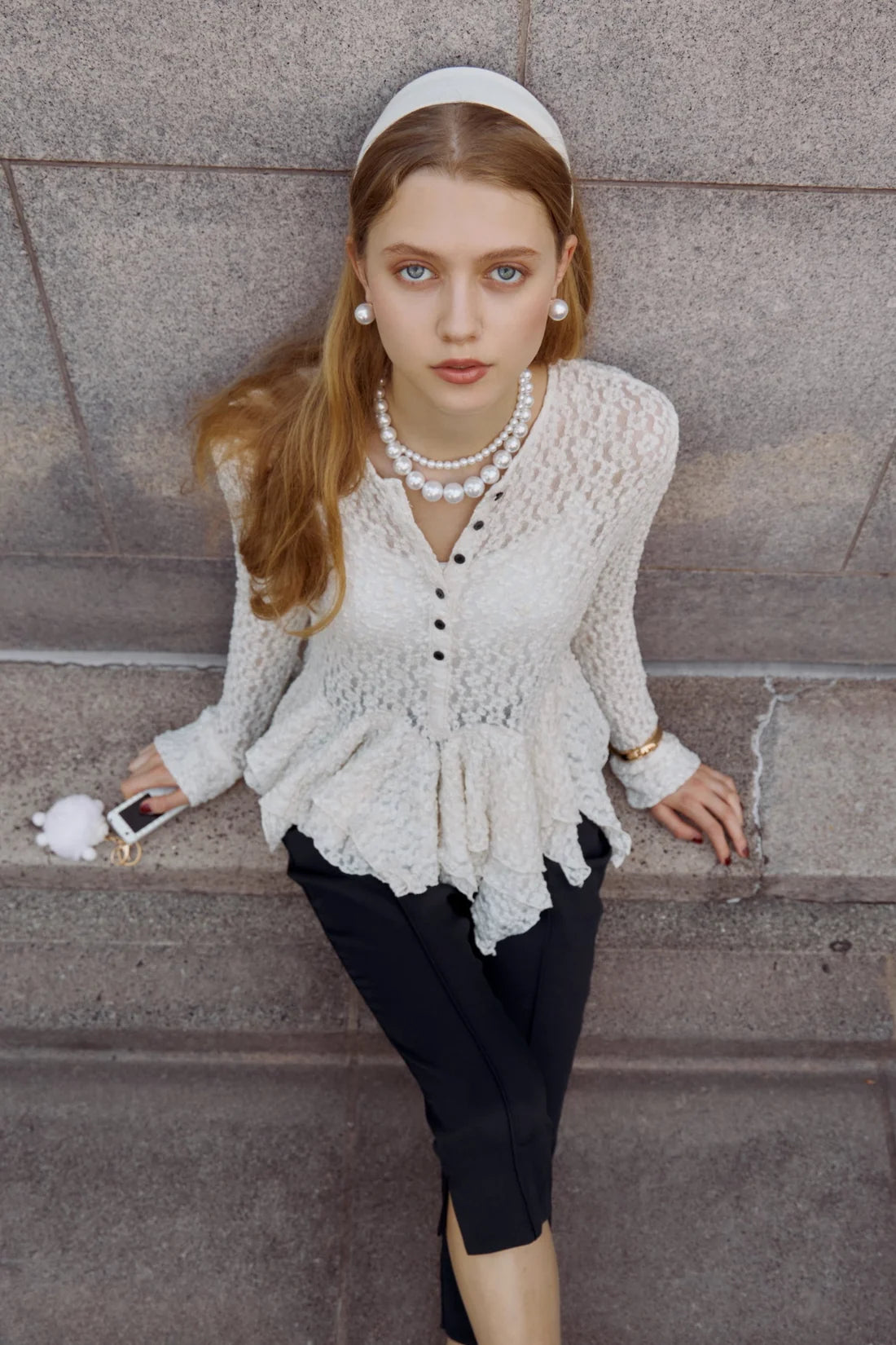 Lece peplum tops