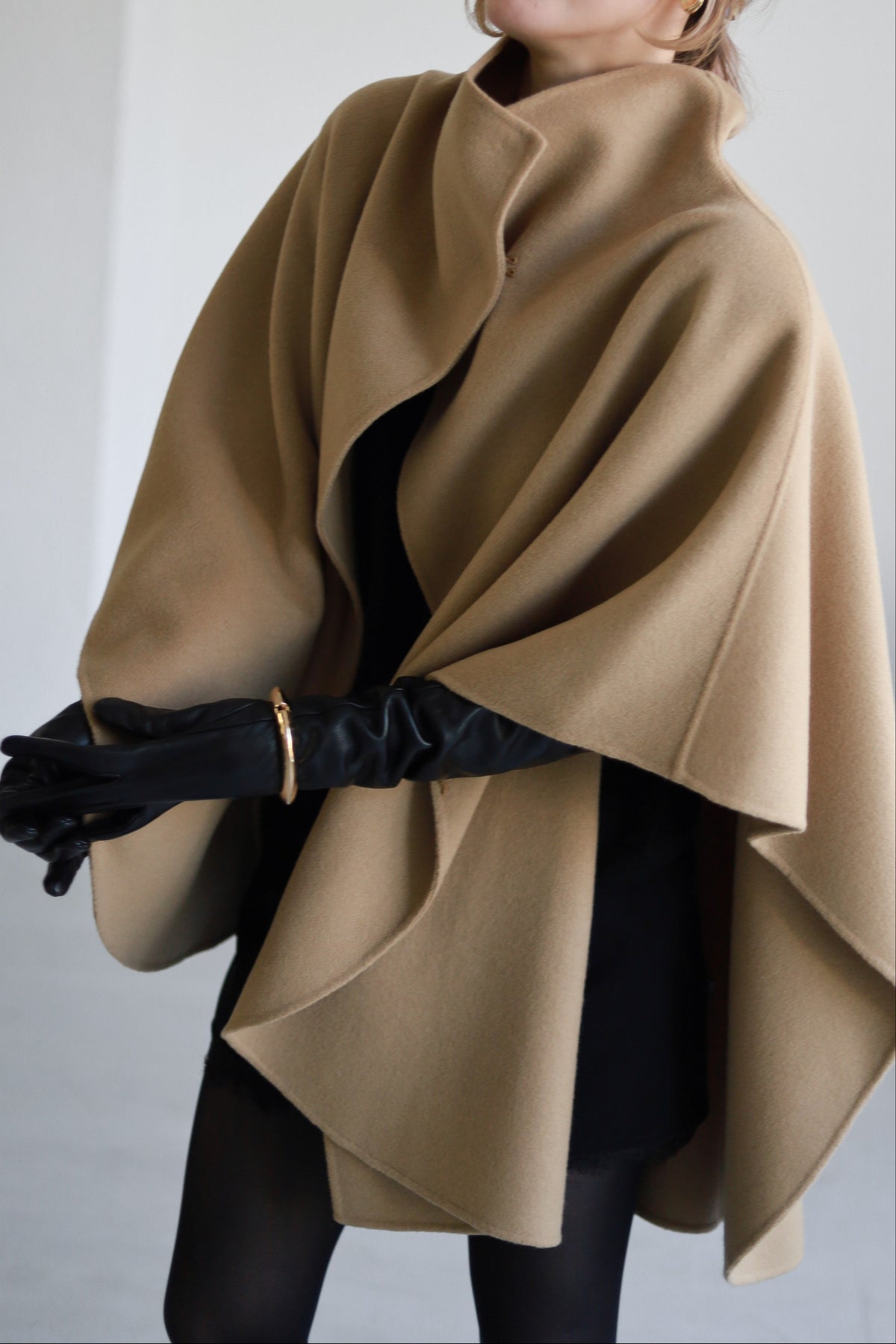 Multi-way cape coat