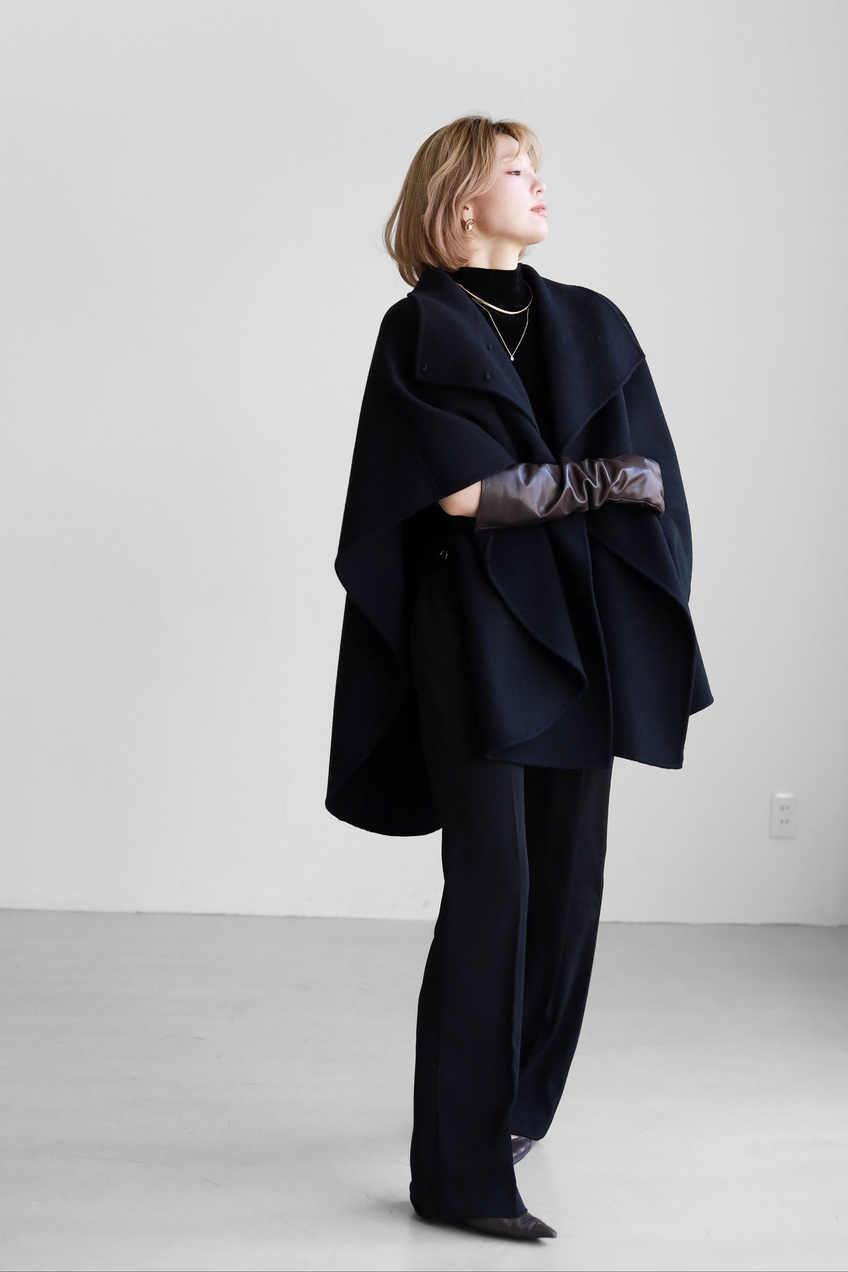 Multi-way cape coat