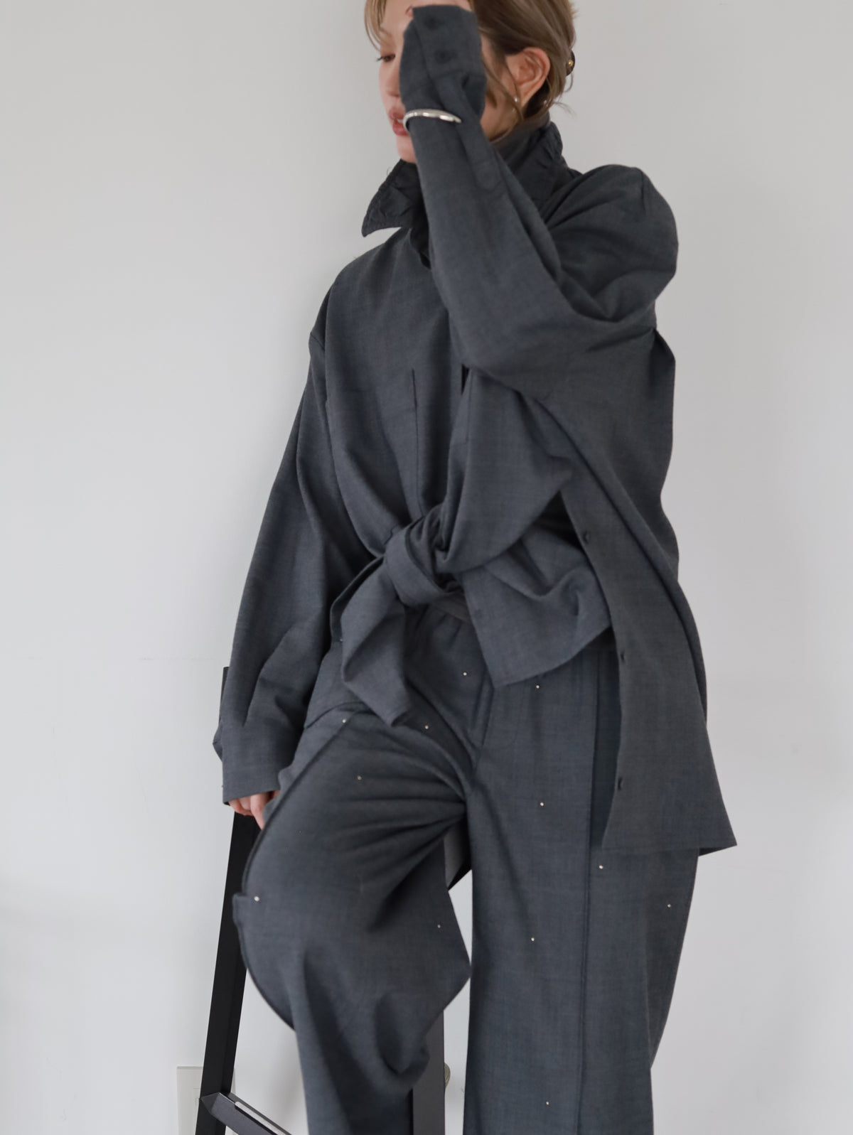 Connect wool shirt