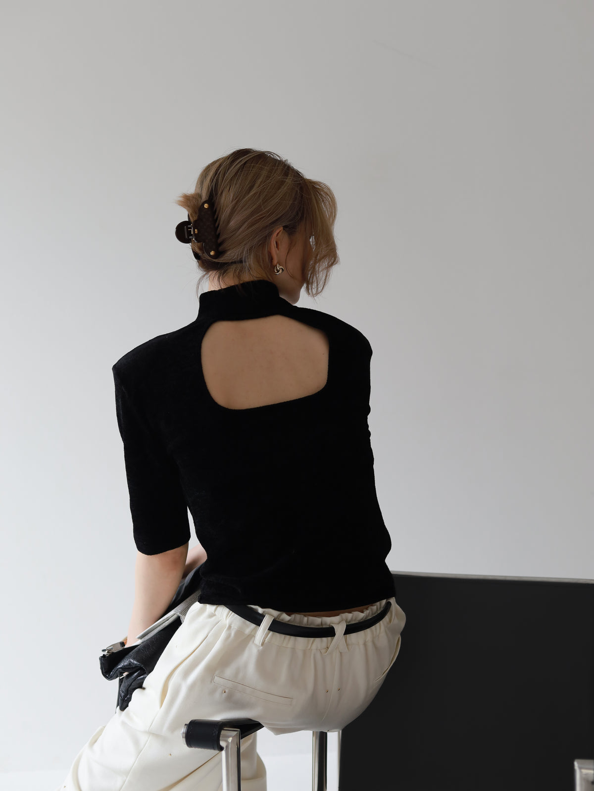 Carolyn velour knit