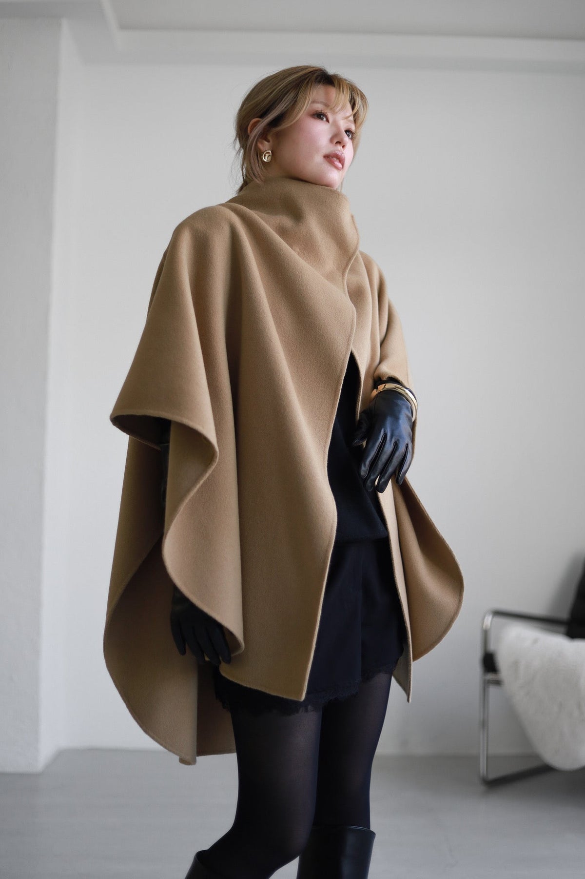 Multi-way cape coat
