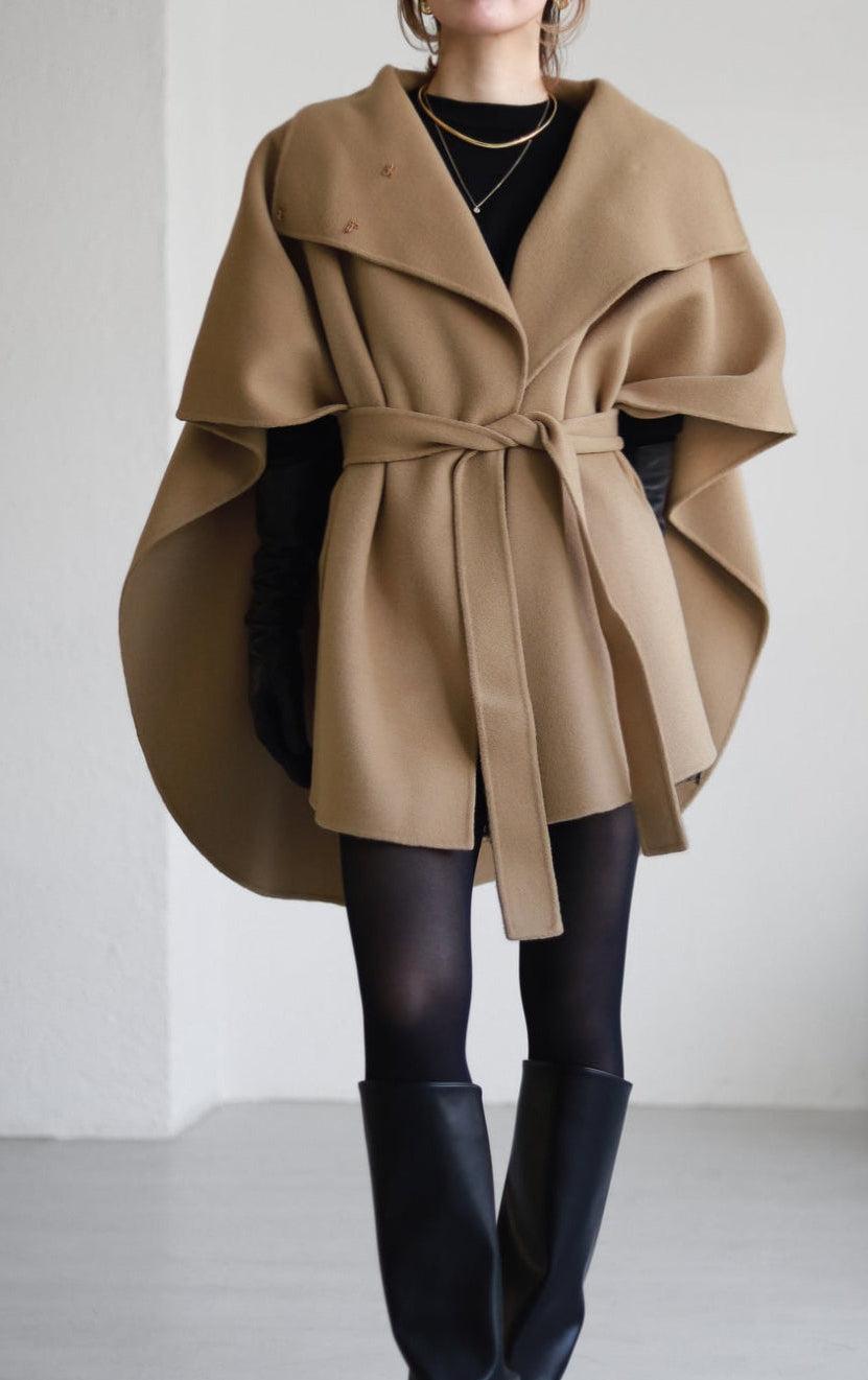 Multi-way cape coat